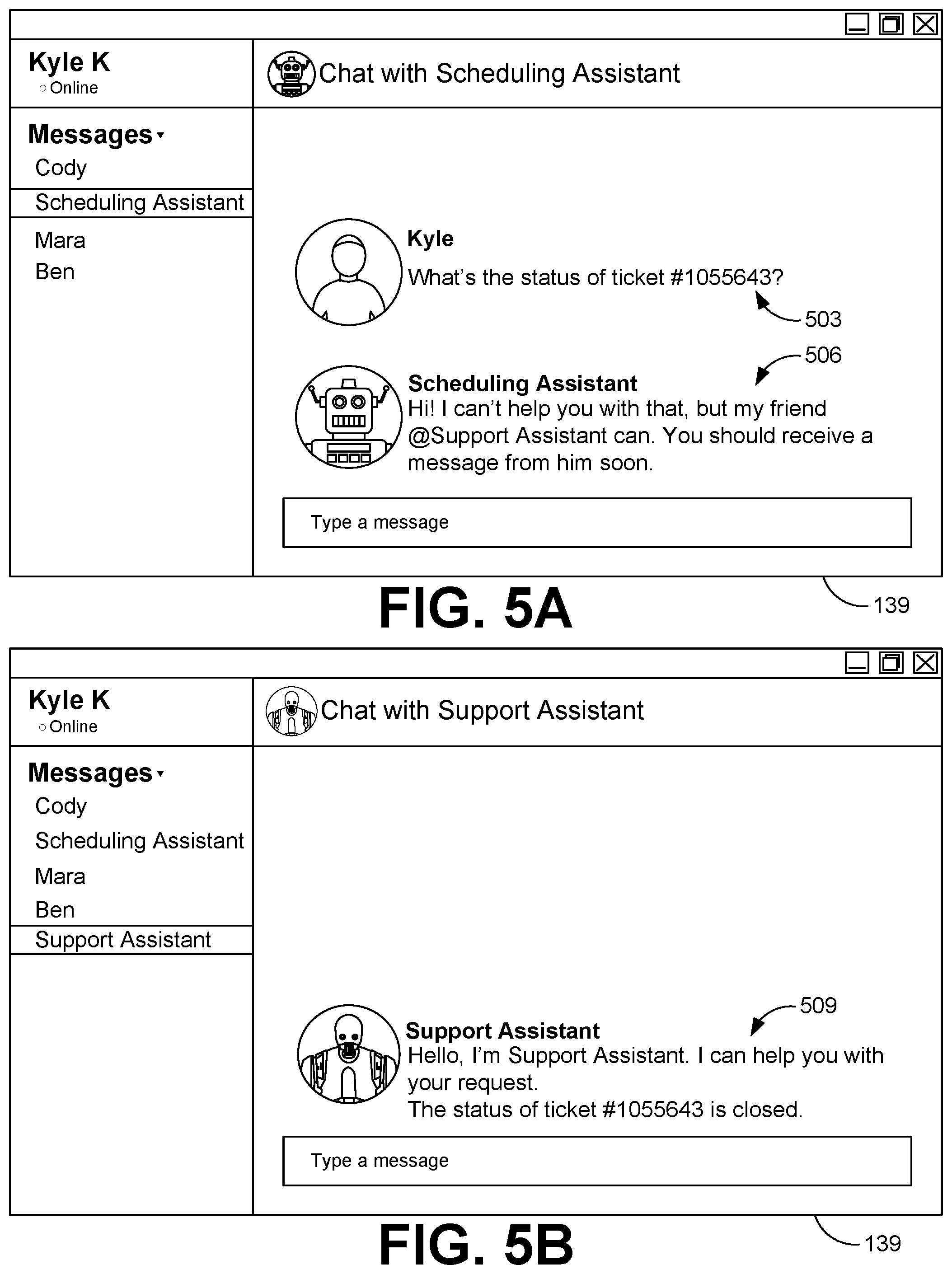 Patent US12321868 Figure 5 – Fulfilling requests through a registry of virtual agents