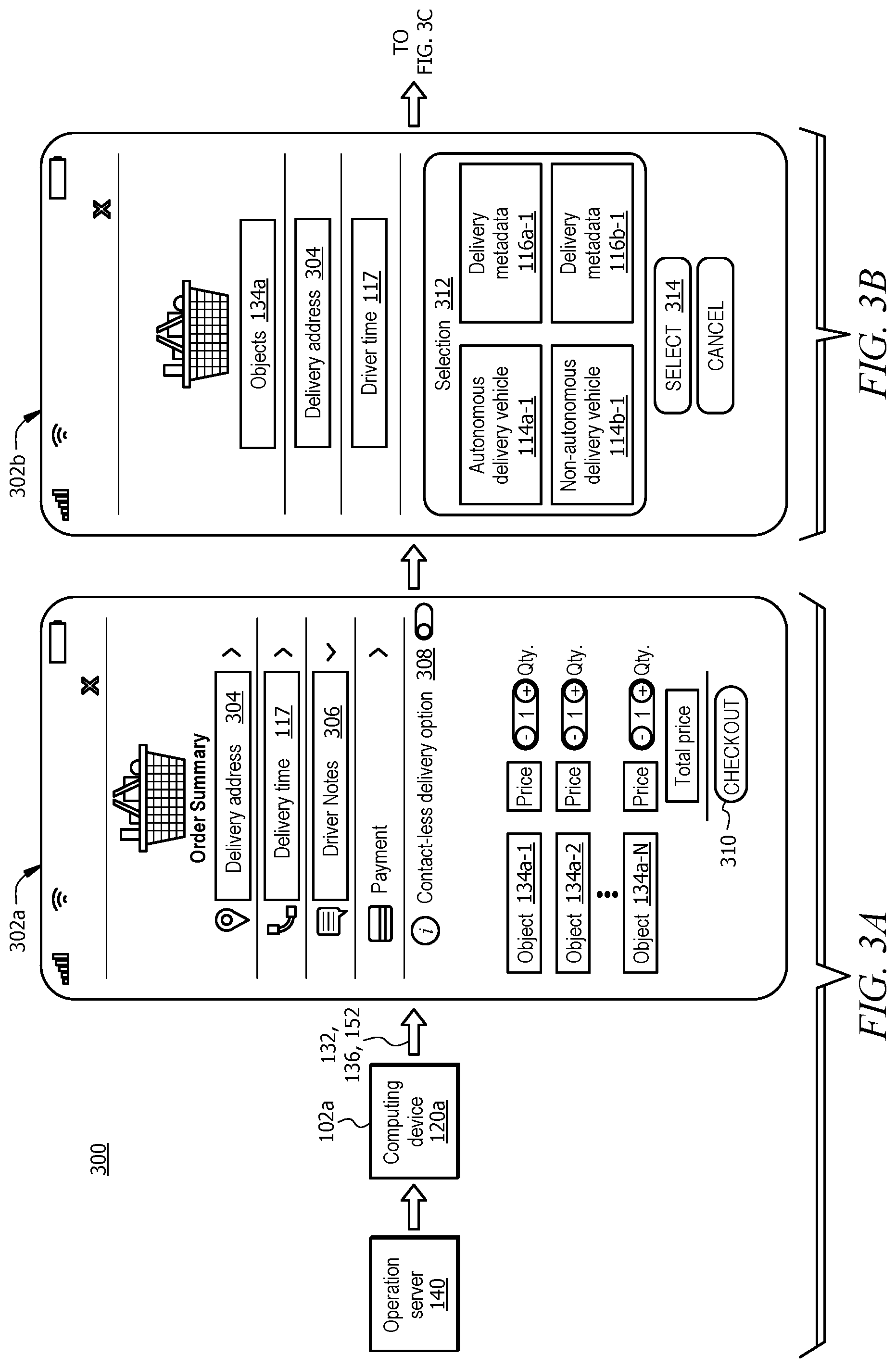 Patent US12321883 Figure 4 – Autonomous delivery mechanism and a user device network communication