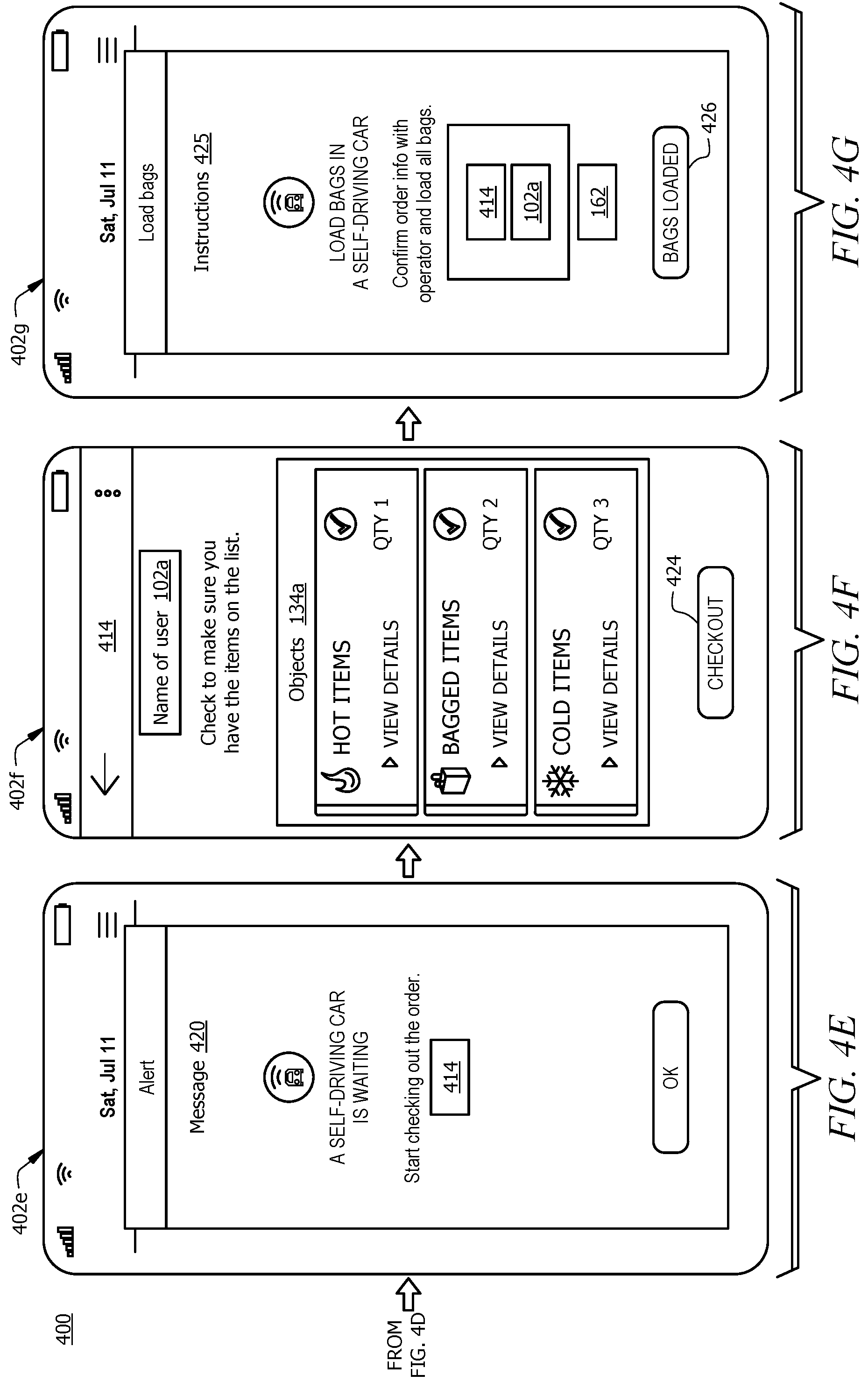 Patent US12321883 Figure 10 – Autonomous delivery mechanism and a user device network communication