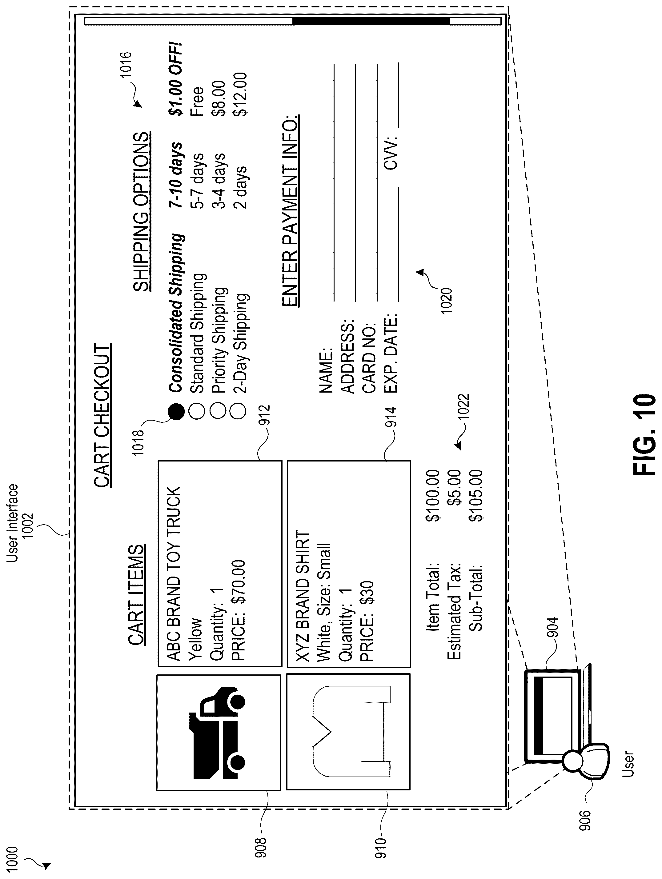 Patent US12321884 Figure 11 – Intelligent order consolidation