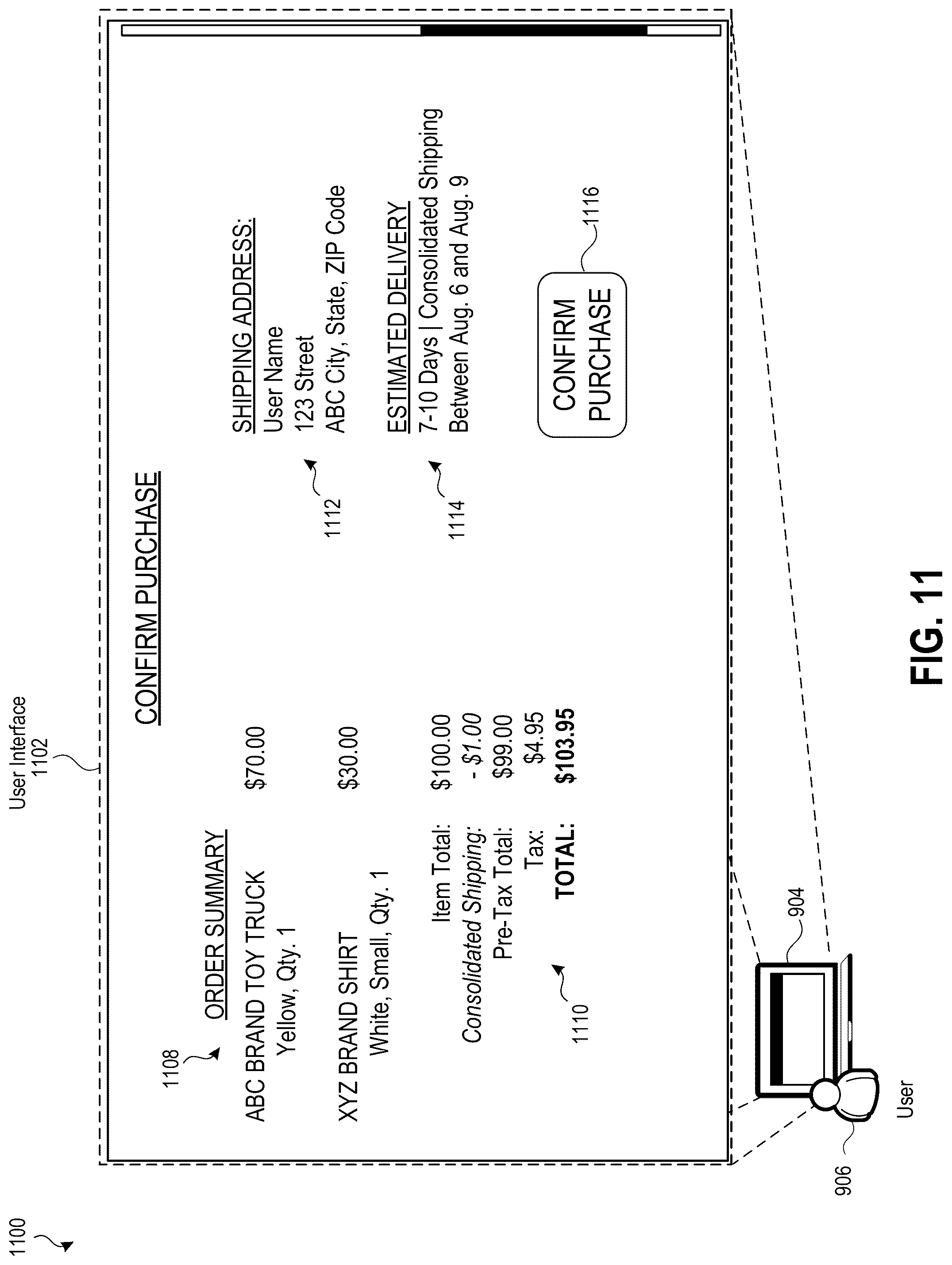 Patent US12321884 Figure 12 – Intelligent order consolidation