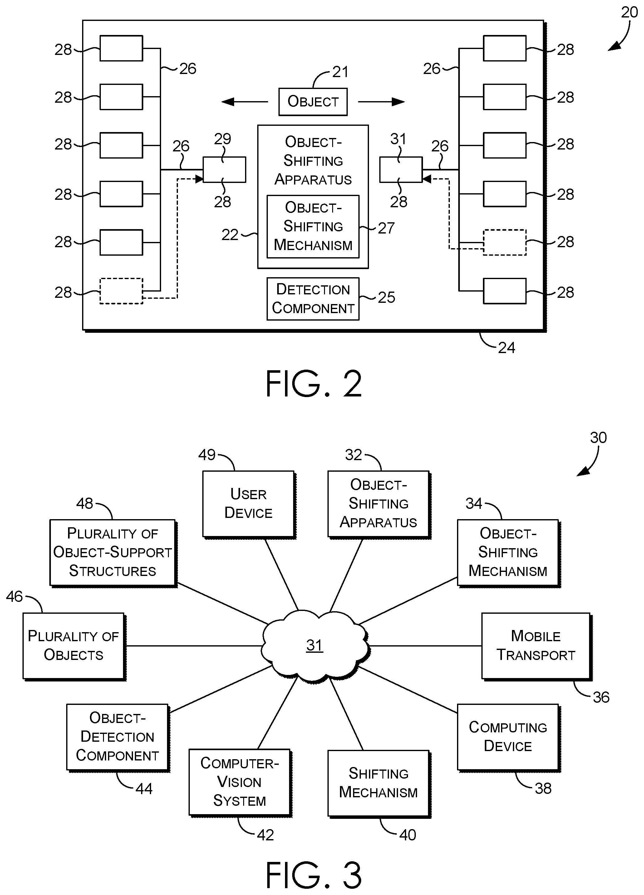 Patent US12321889 Figure 2 – Locating, identifying, and shifting objects in automated or semi-automated fashion including during transit
