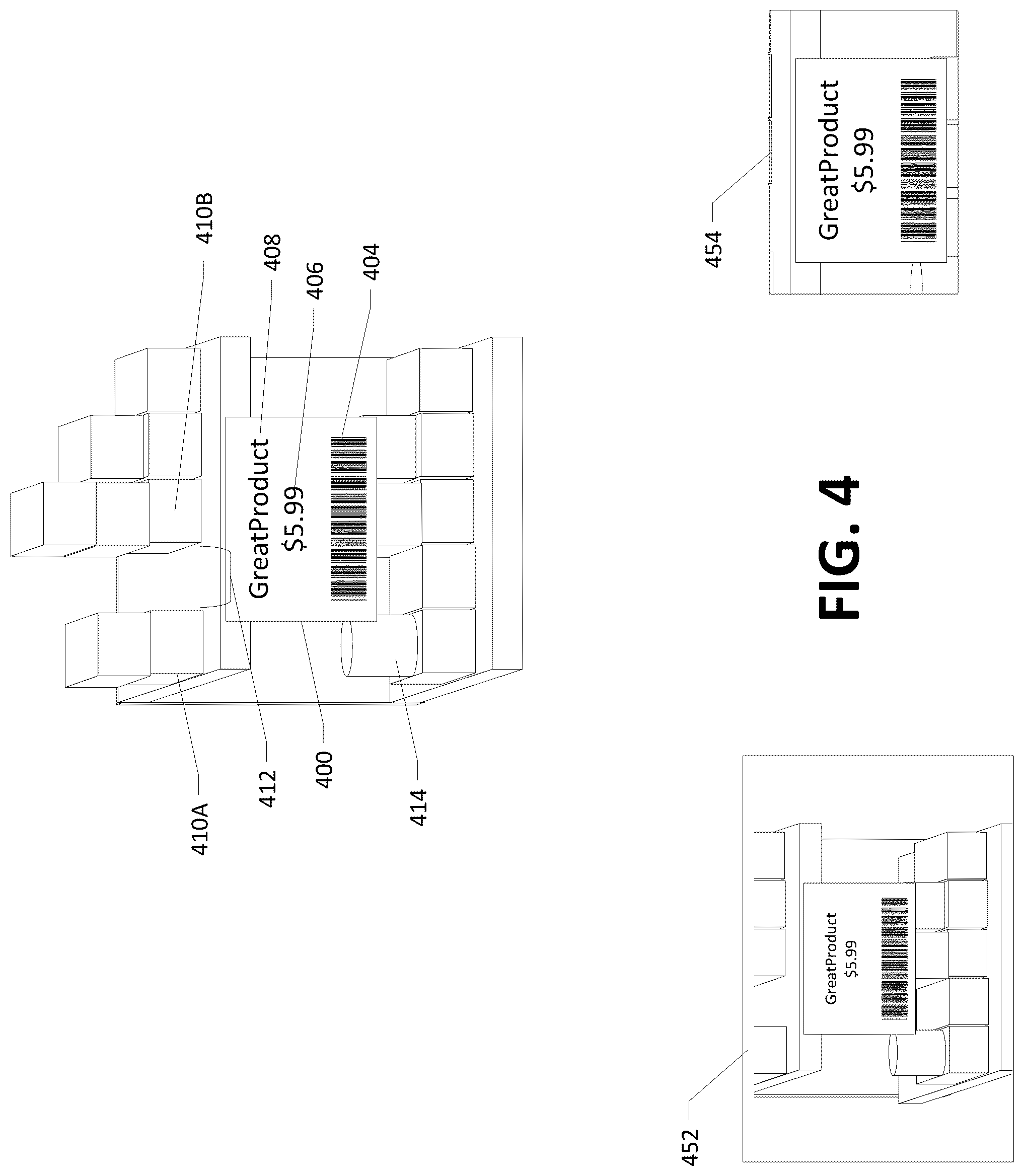 Patent US12321891 Figure 4 – Apparatuses, computer-implemented methods, and computer program products for automatic product verification and shelf product gap analysis