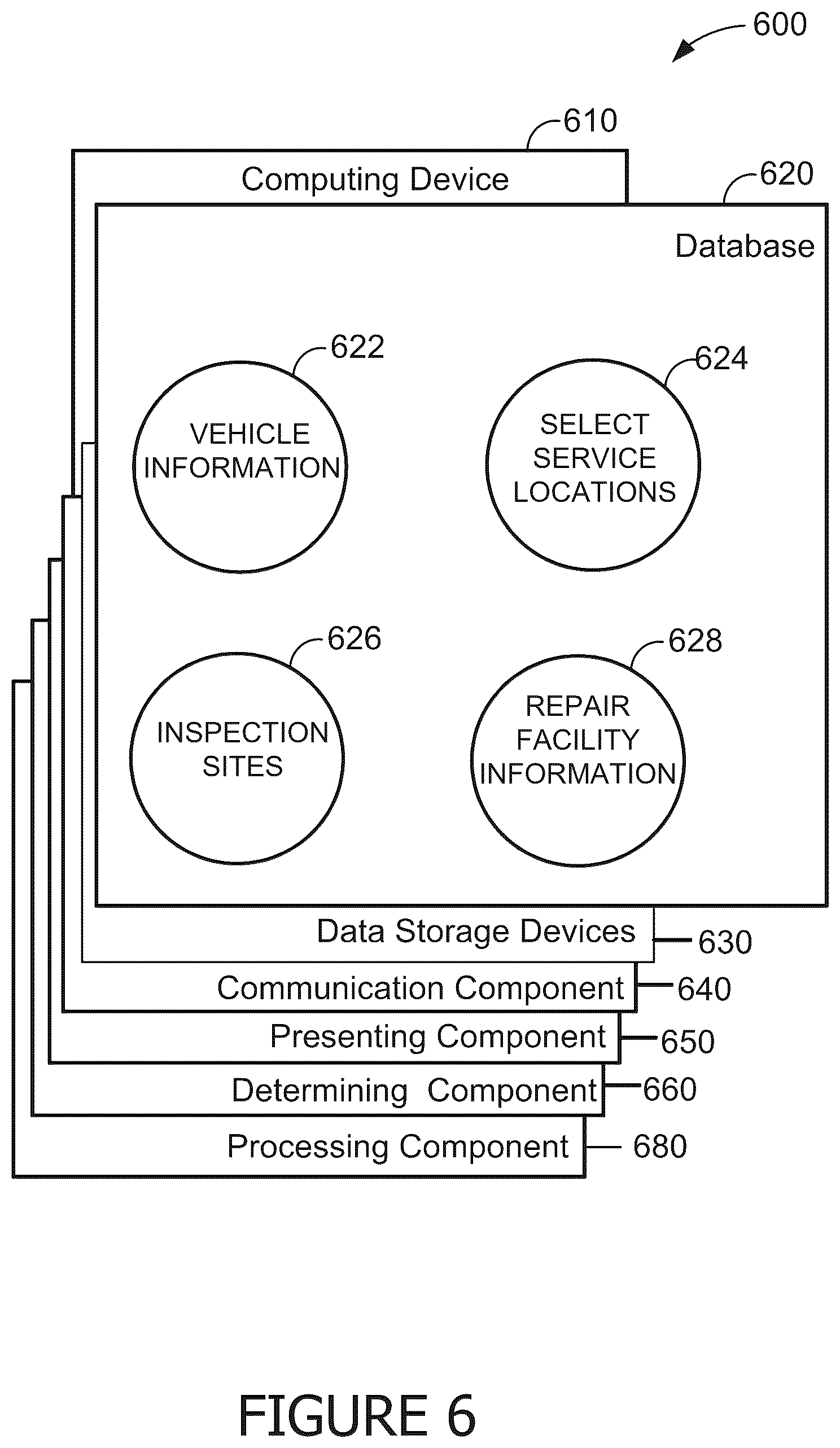 Patent US12321901 Figure 6 – Systems and methods for performing repairs to a vehicle