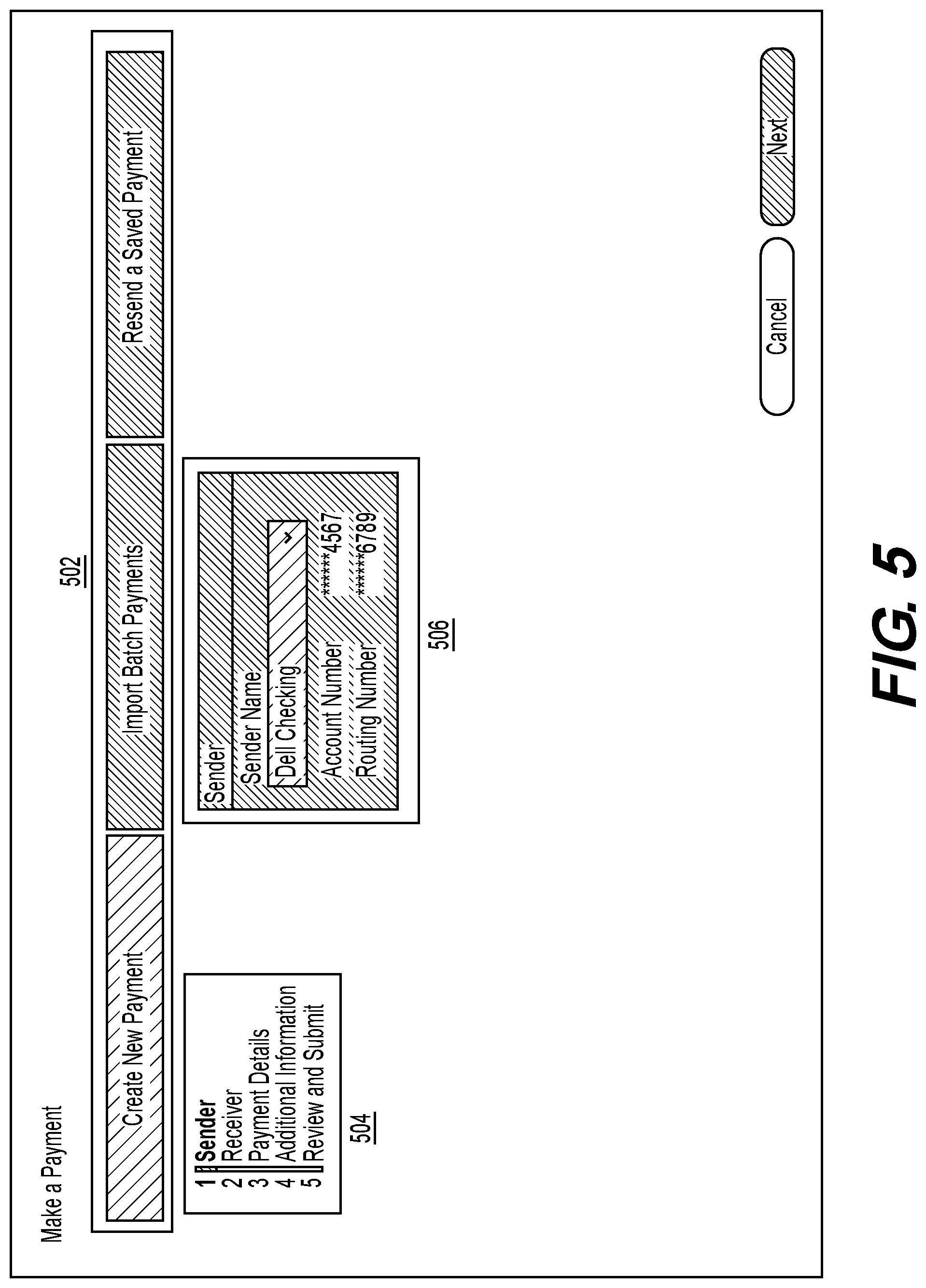 Patent US12321917 Figure 5 – Systems and methods for executing real-time electronic transactions using graphical user interface