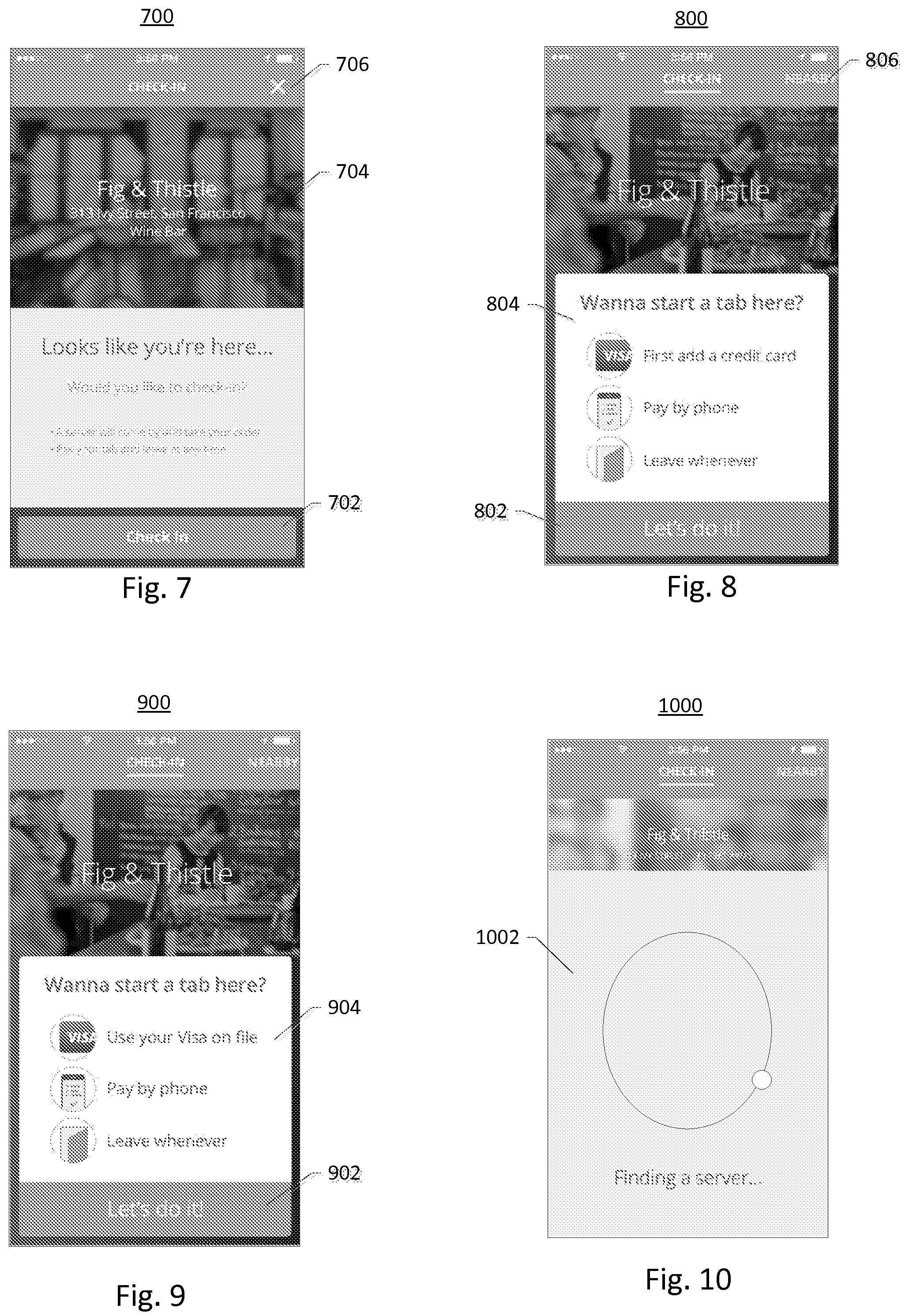 Patent US12321918 Figure 7 – Consumer device presence-based transaction session