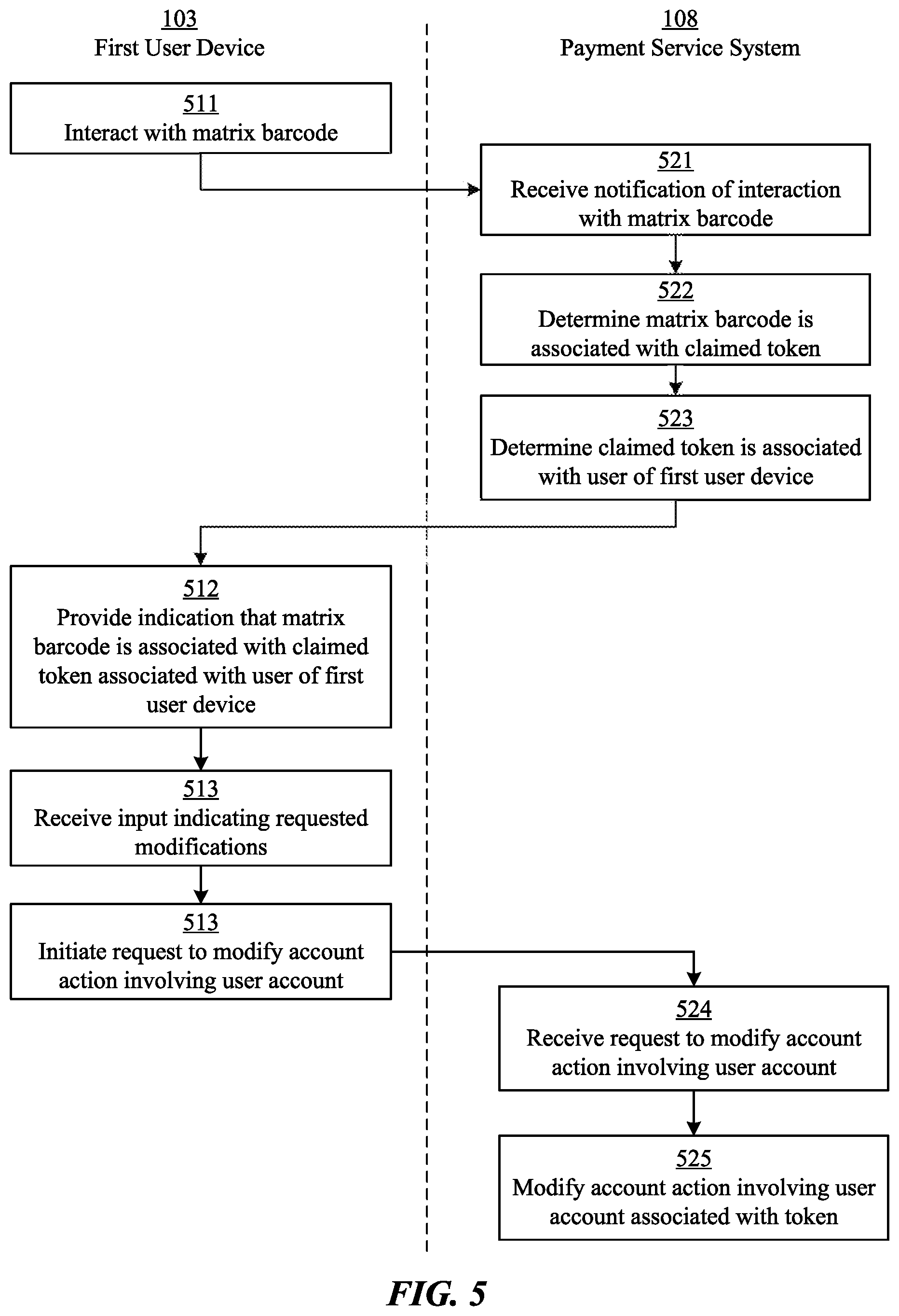 Patent US12321919 Figure 7 – Context-based actions from matrix codes
