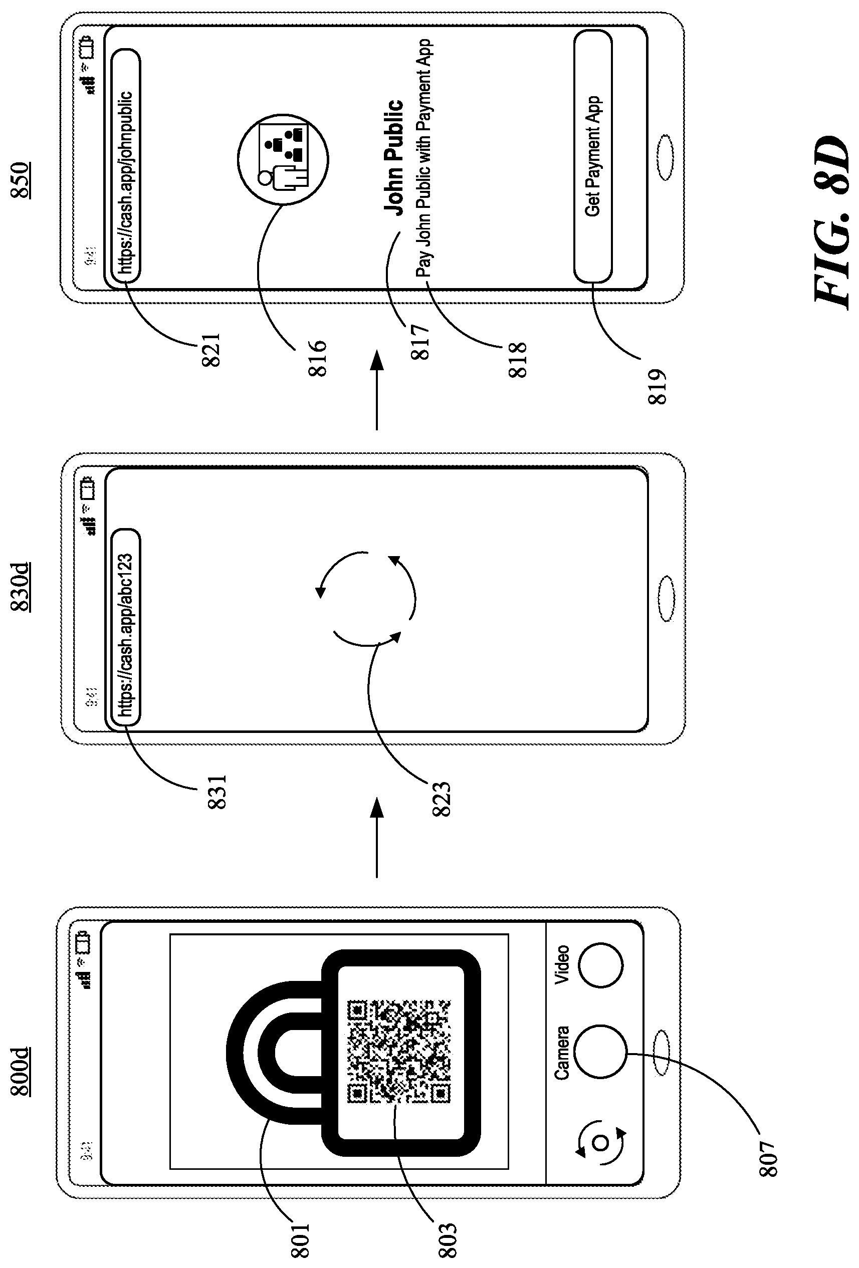 Patent US12321919 Figure 13 – Context-based actions from matrix codes