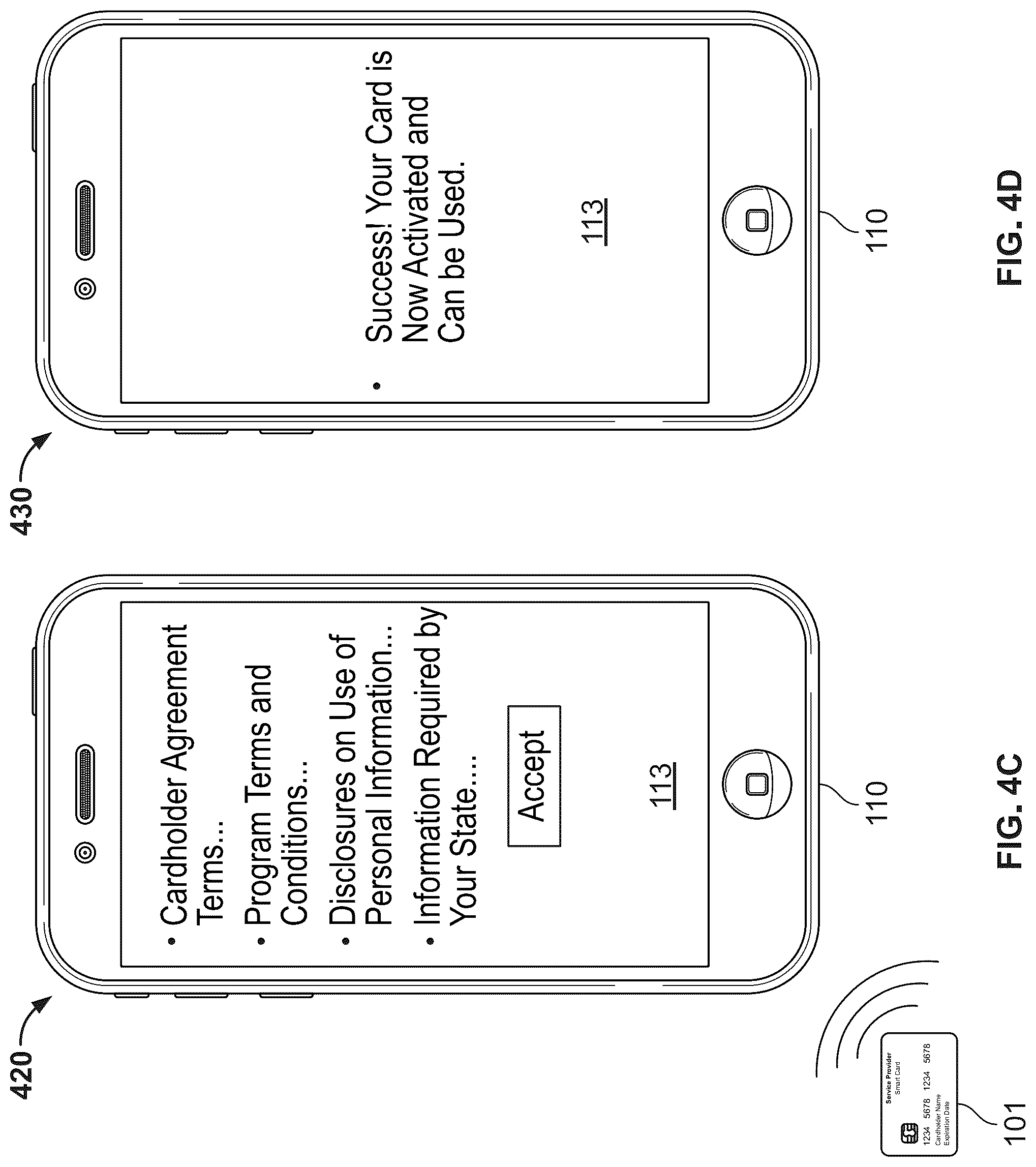 Patent US12321923 Figure 10 – Determining specific terms for contactless card activation