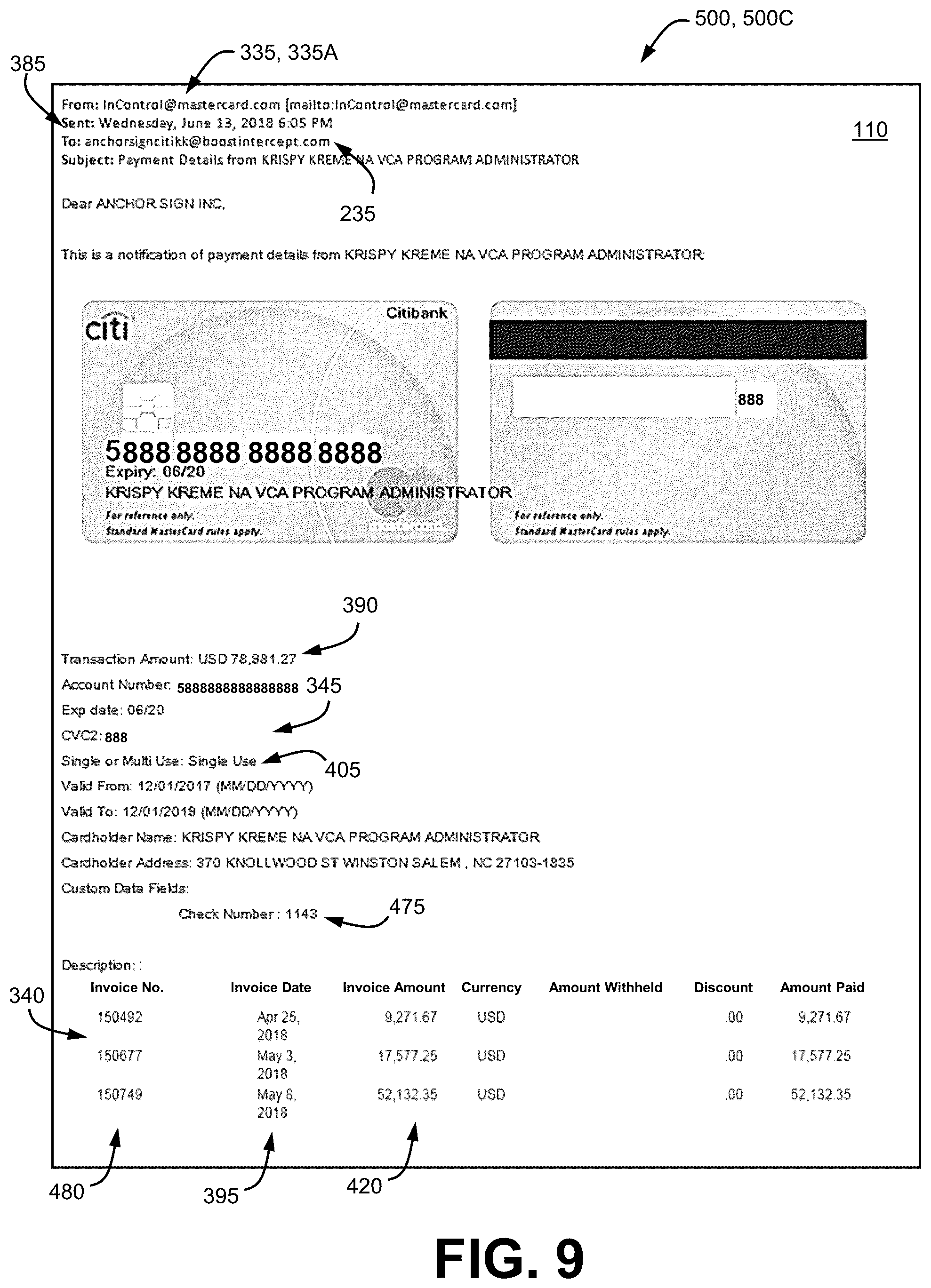 Patent US12321927 Figure 8 – Electronic payment processing using adjusted interchange rate