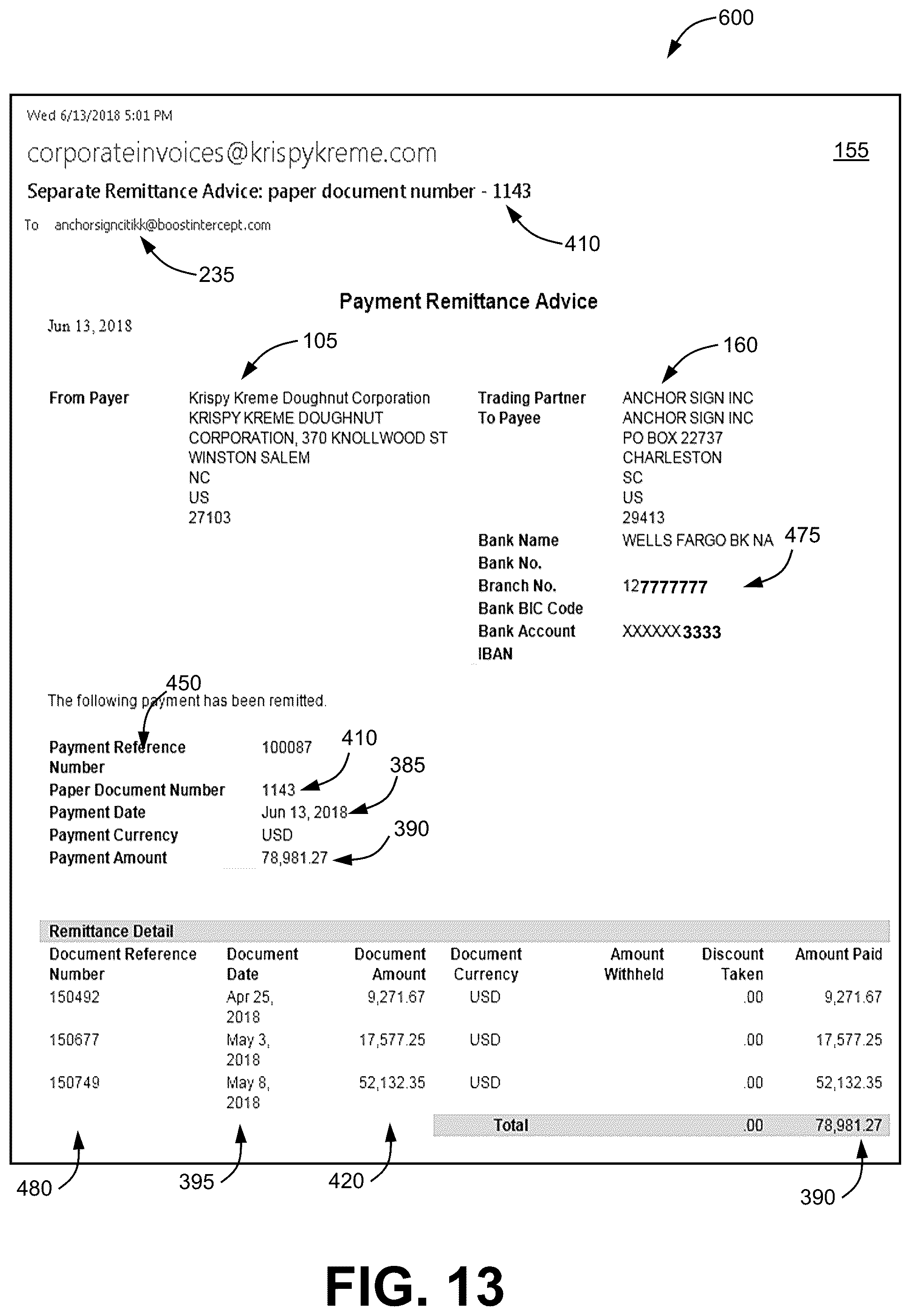 Patent US12321927 Figure 11 – Electronic payment processing using adjusted interchange rate