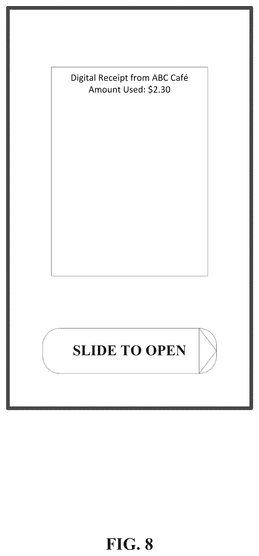 Patent US12321934 Figure 8 – System, method, and article of manufacture to non-intrusively authenticate a primary user of a mobile device based on presence of another electronic device associated with the primary user and displaying a scanning code over a lock screen wallpaper of the mobile device