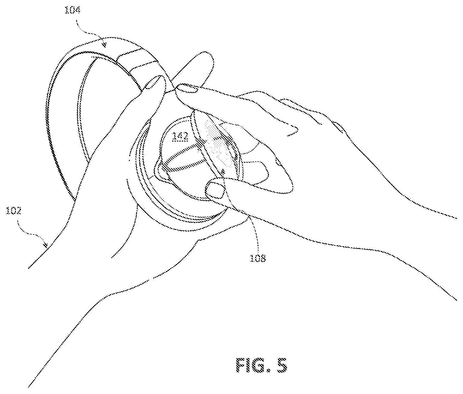 Patent US12321937 Figure 5 – System, method, and apparatus for downloading content directly into a wearable device