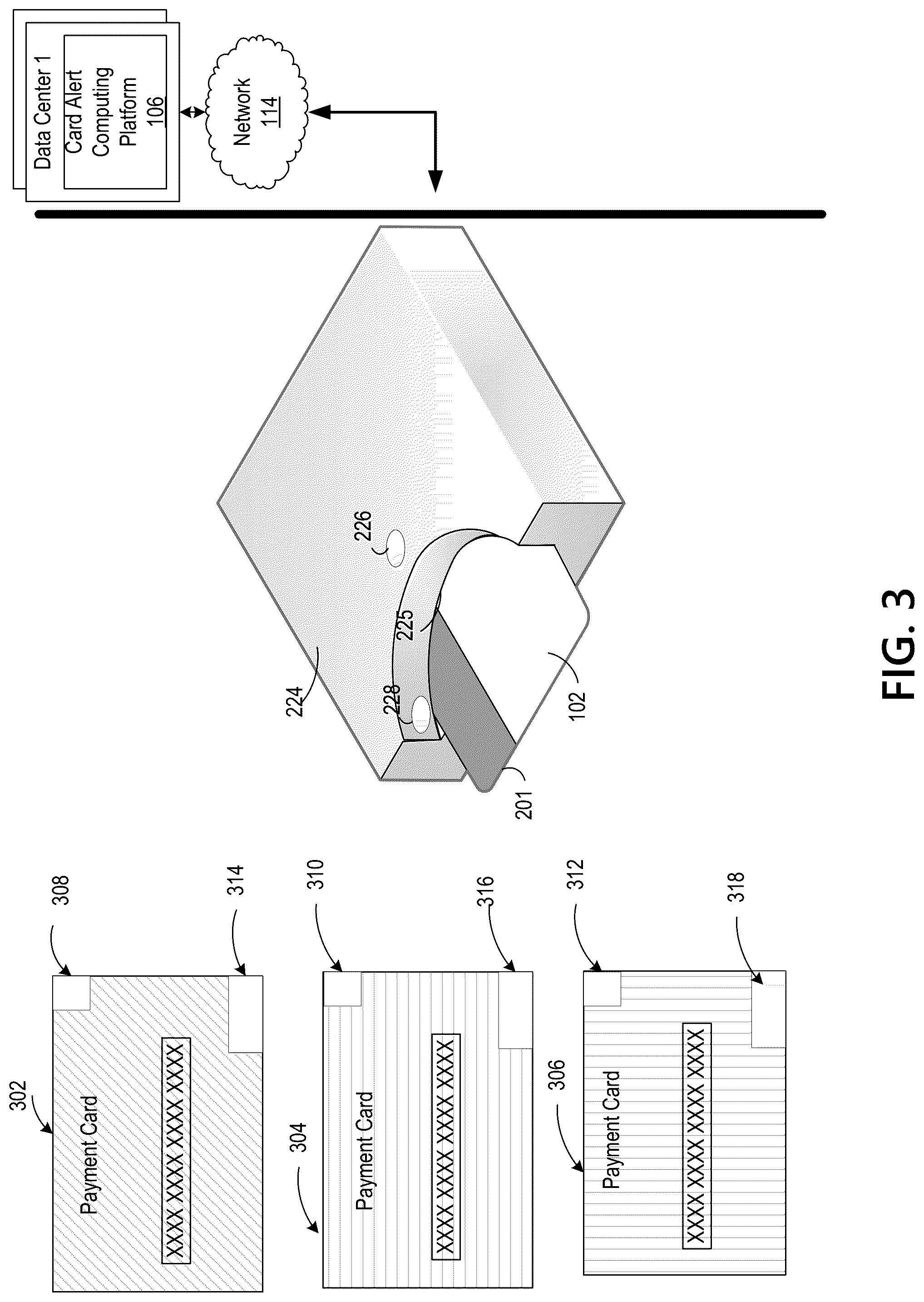 Patent US12321944 Figure 3 – Detecting cloned payment cards