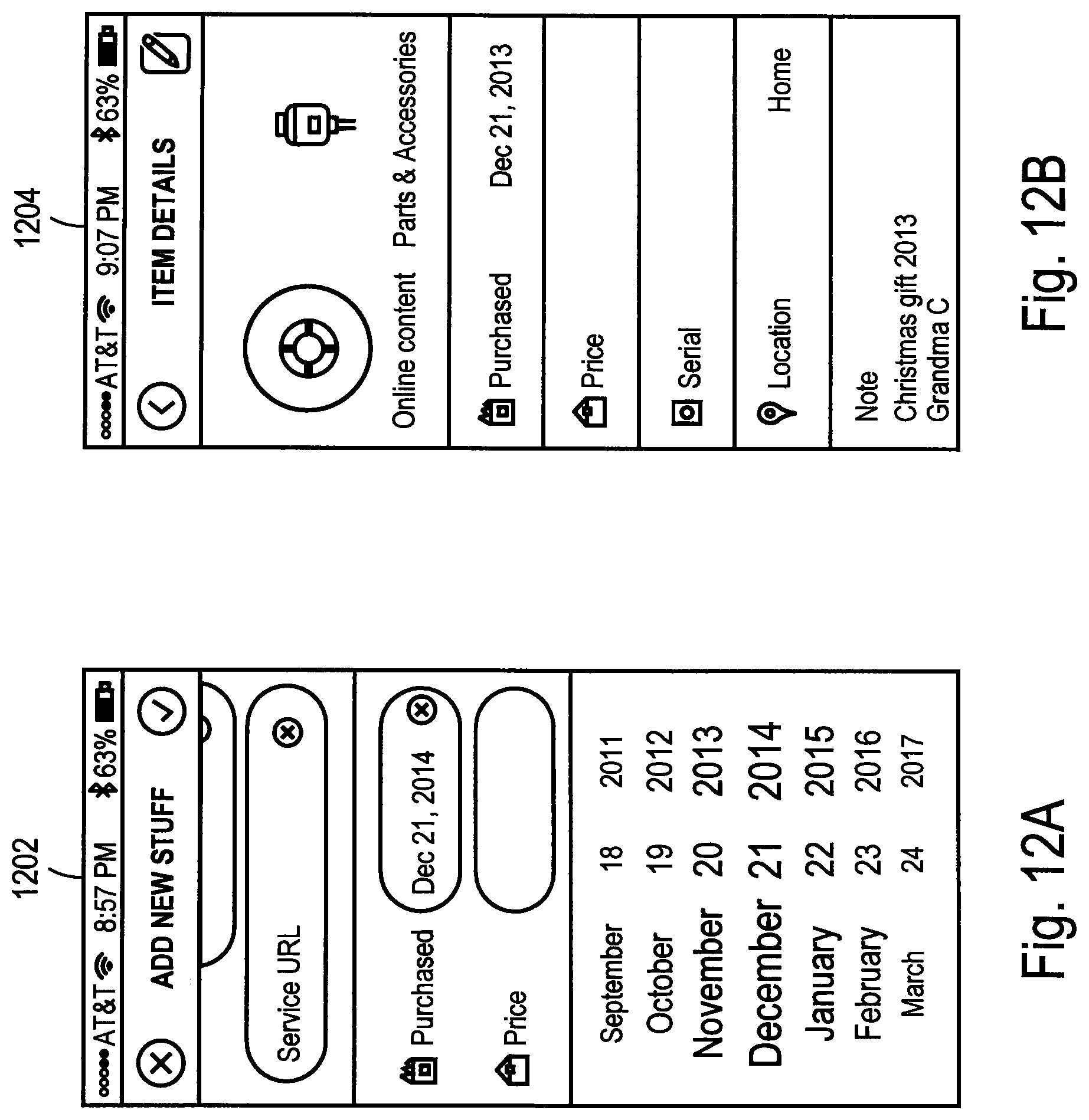Patent US12321949 Figure 14 – Light-based data entry for personal inventory and product support system