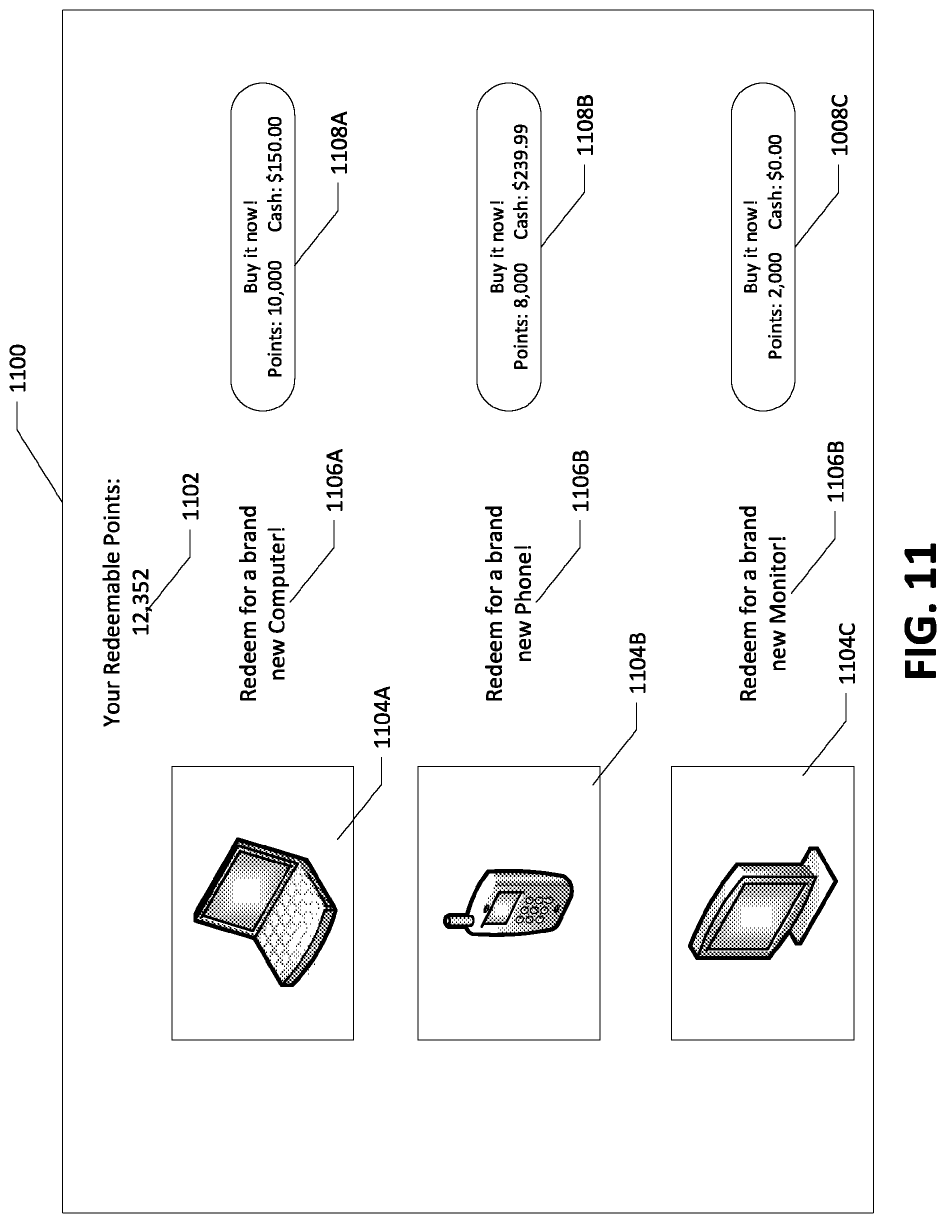 Patent US12321961 Figure 11 – Systems and methods for customer-specific incentive pricing
