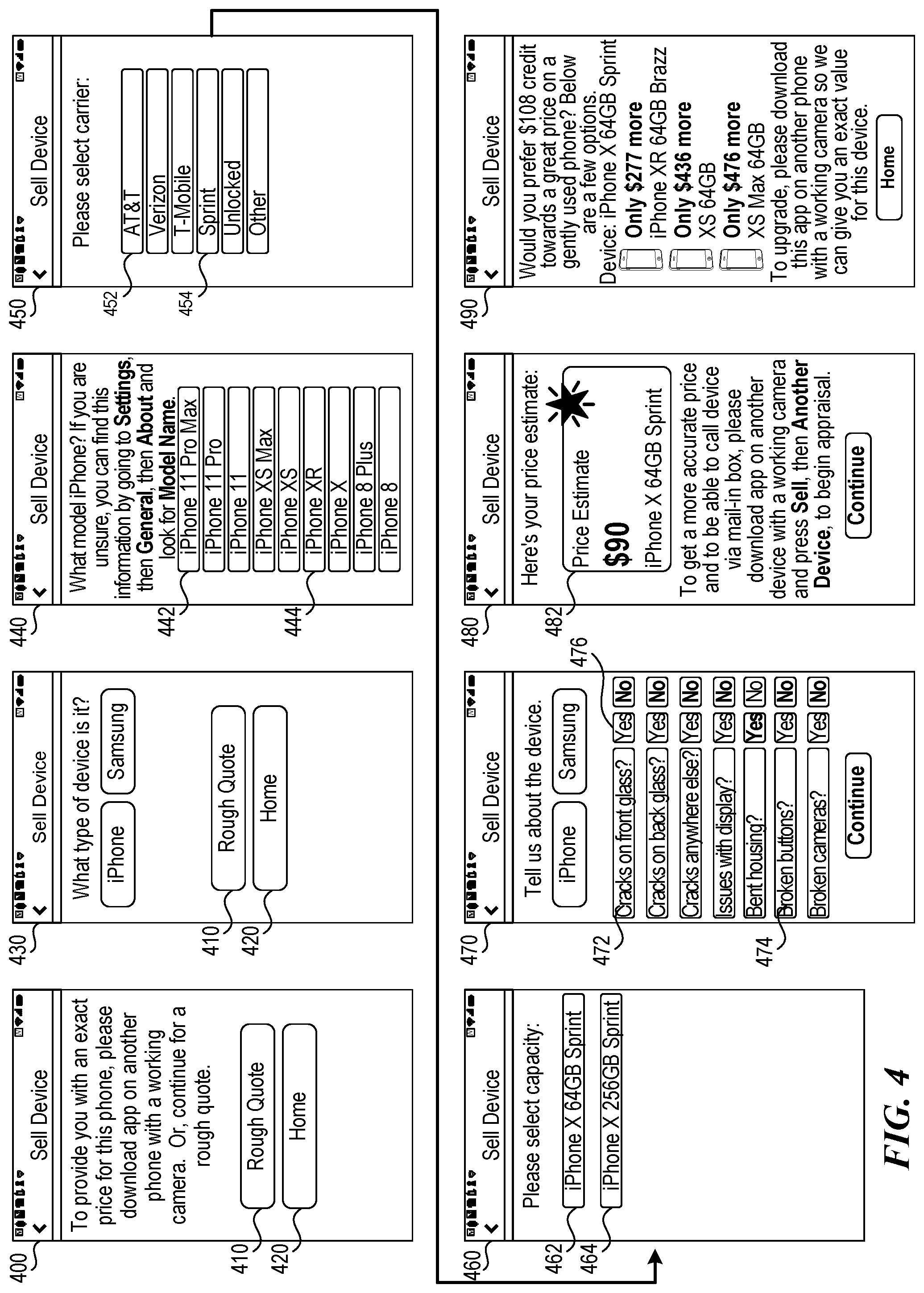 Patent US12321965 Figure 4 – Evaluating and recycling electronic devices