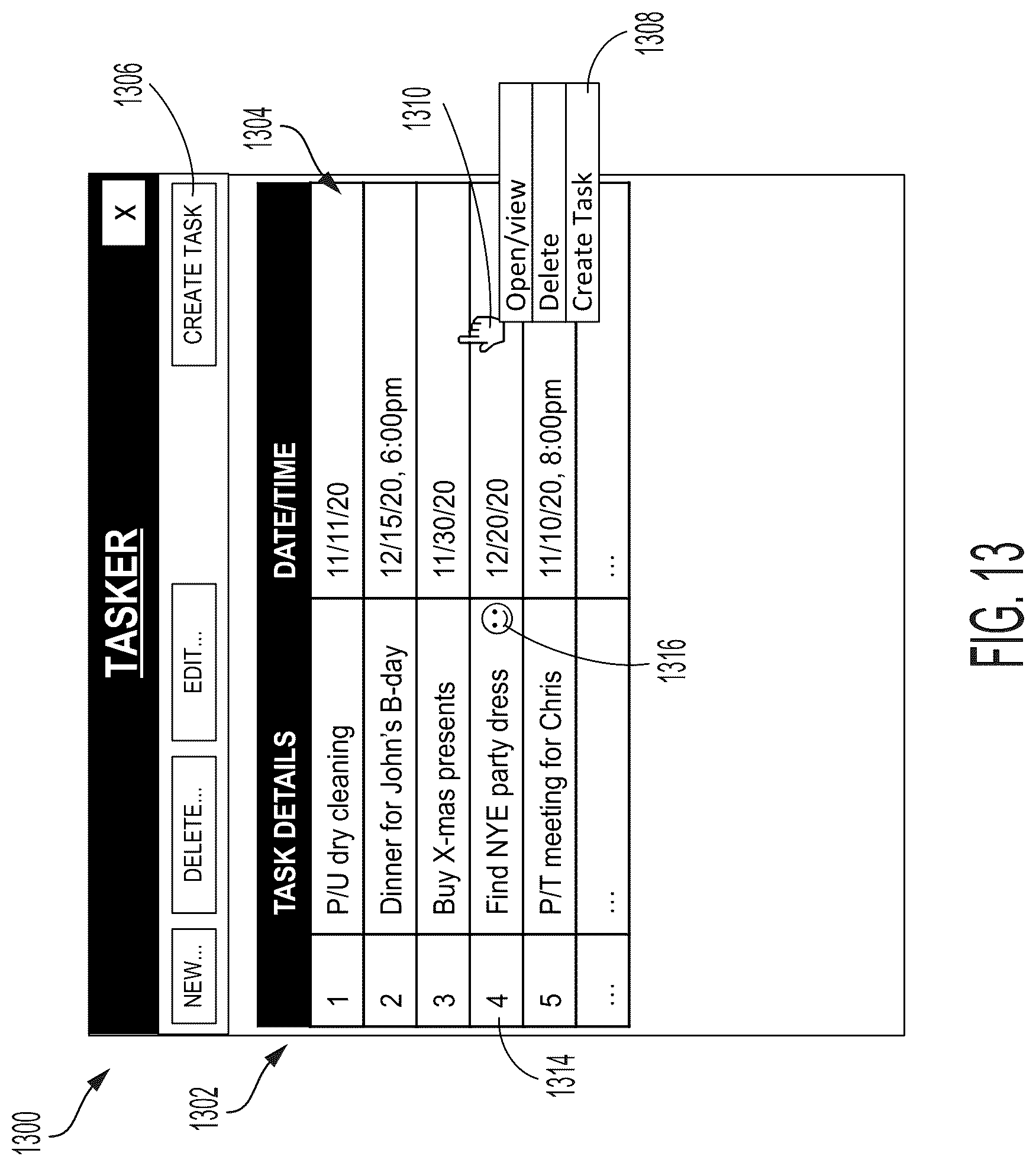 Patent US12321975 Figure 13 – Systems and methods for data ingestion and generation of task recommendations in task facilitation services