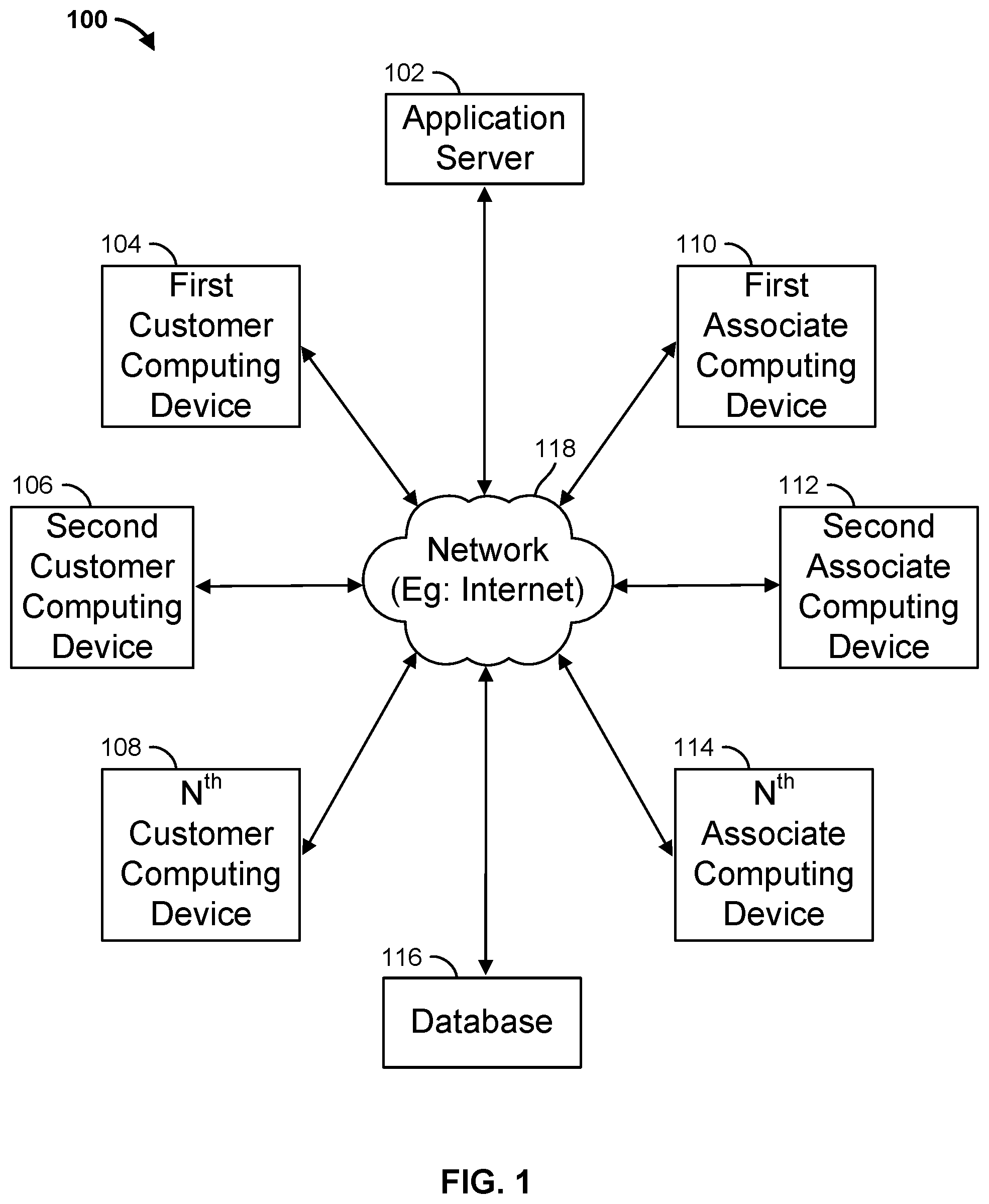 Patent US12321977 Figure 1 – Method and apparatus for one-tap mobile check-in