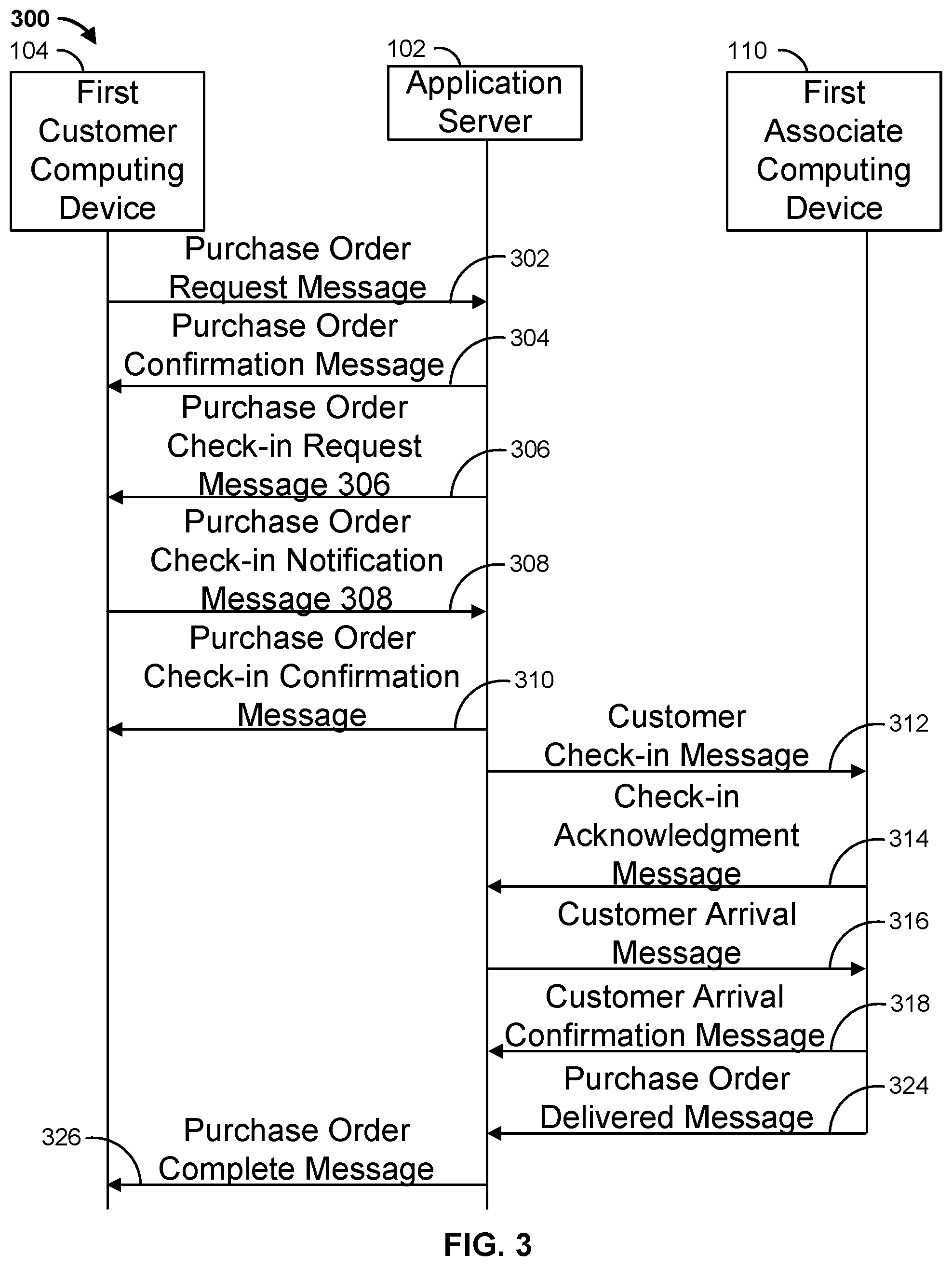Patent US12321977 Figure 3 – Method and apparatus for one-tap mobile check-in