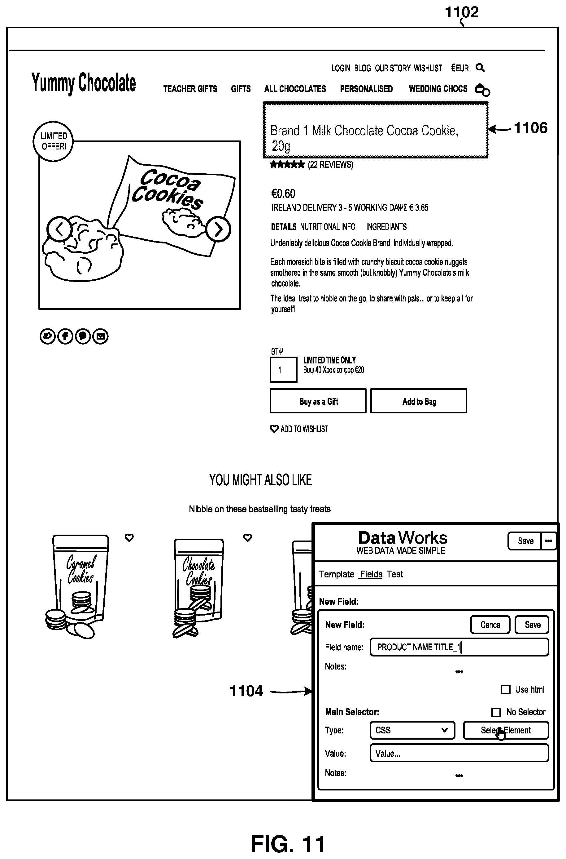 Patent US12321980 Figure 17 – System and method for efficiently identifying and segmenting product webpages on an eCommerce website