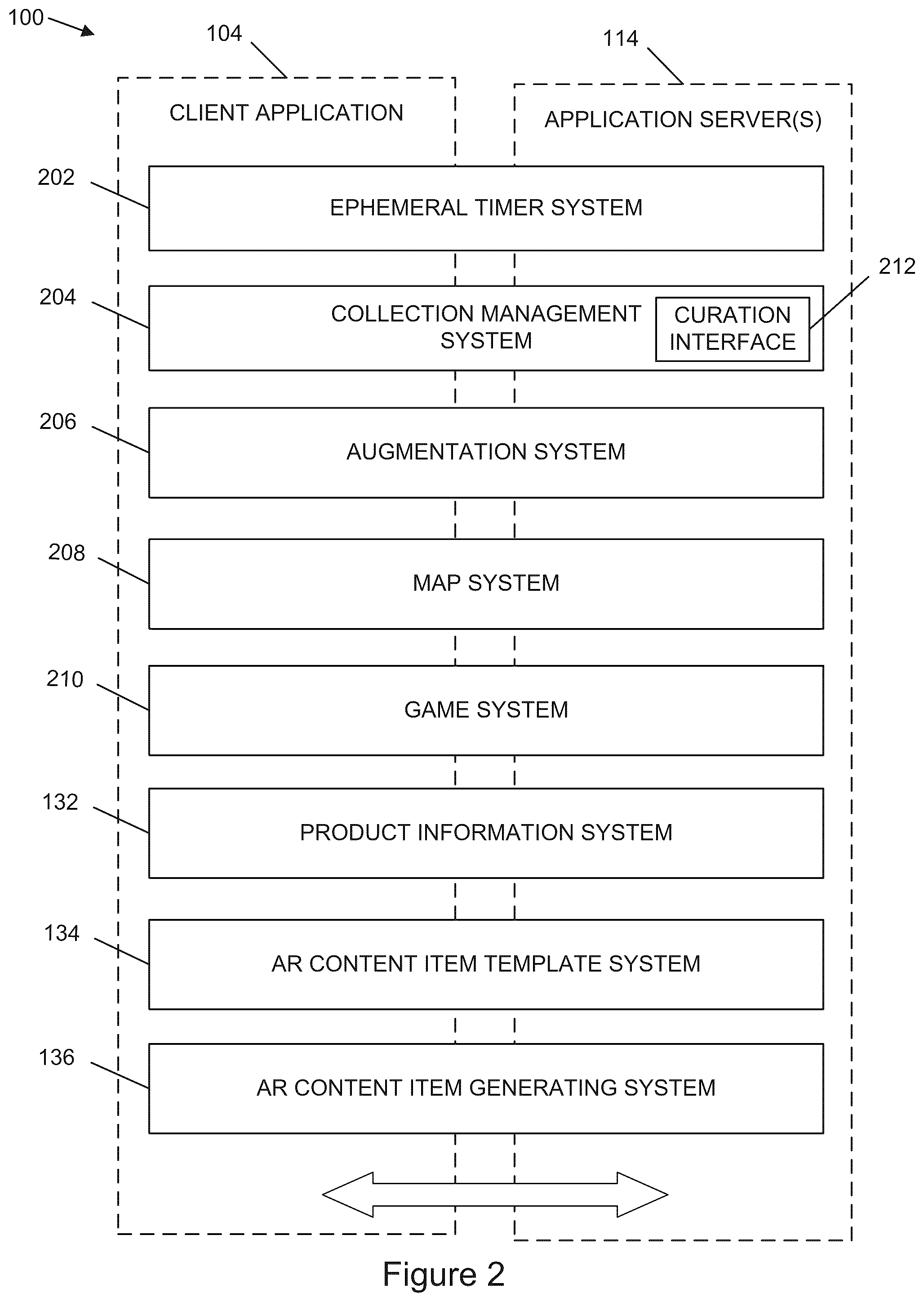 Patent US12321982 Figure 2 – Methods, systems, and one or more non-transitory computer-readable storage media including templates to generate augmented reality content items that display product information