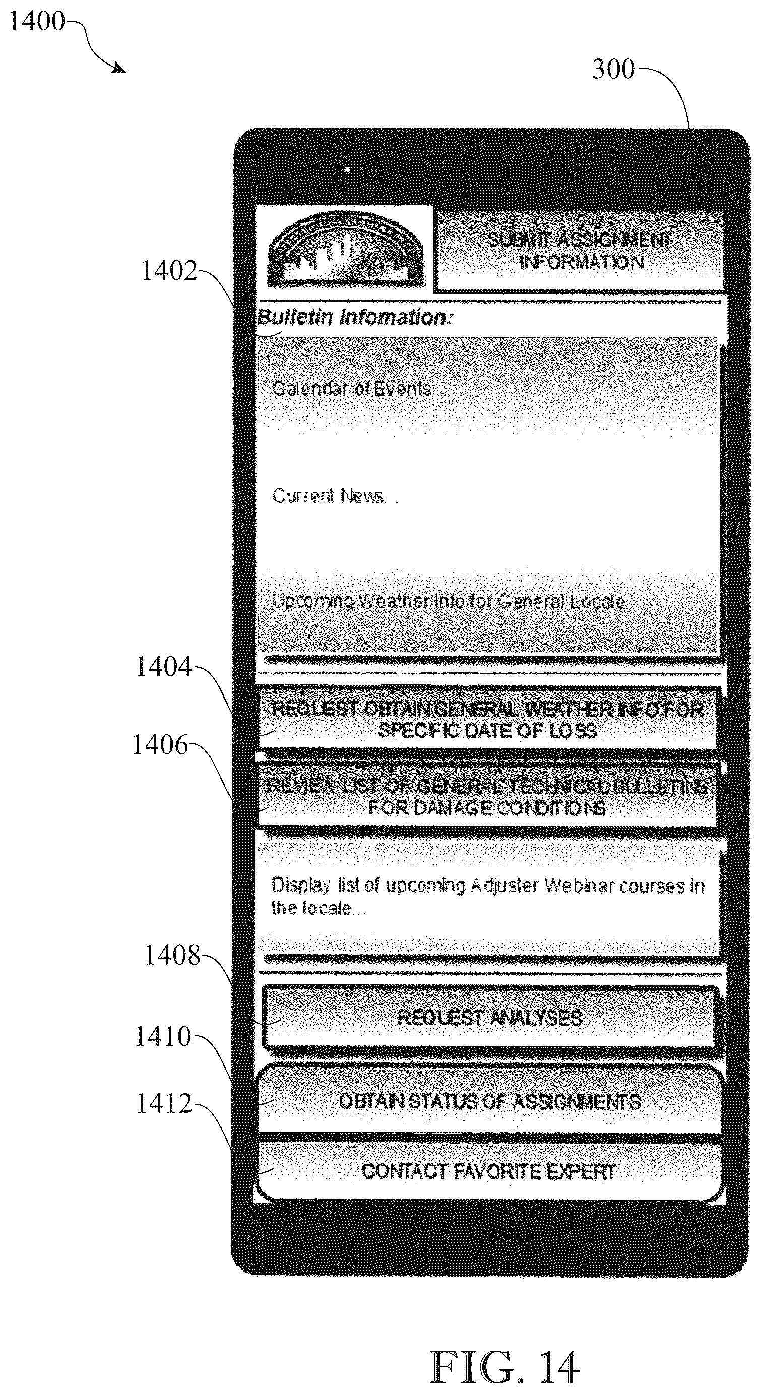 Patent US12321991 Figure 14 – System and method for insurance claim forensic investigations