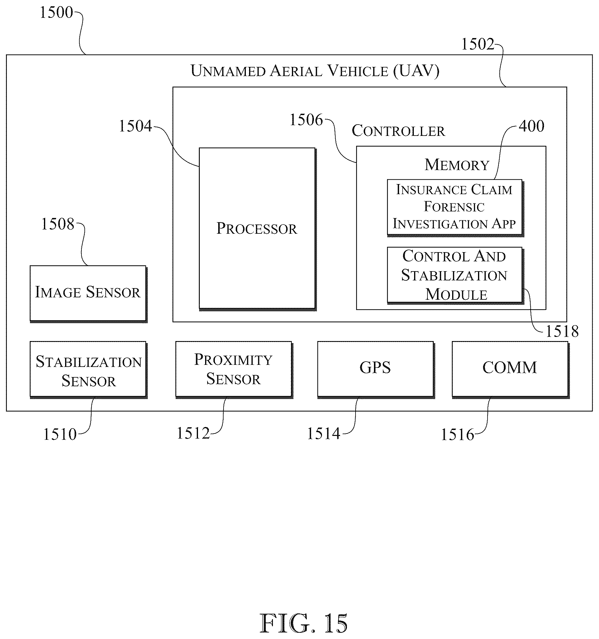 Patent US12321991 Figure 15 – System and method for insurance claim forensic investigations