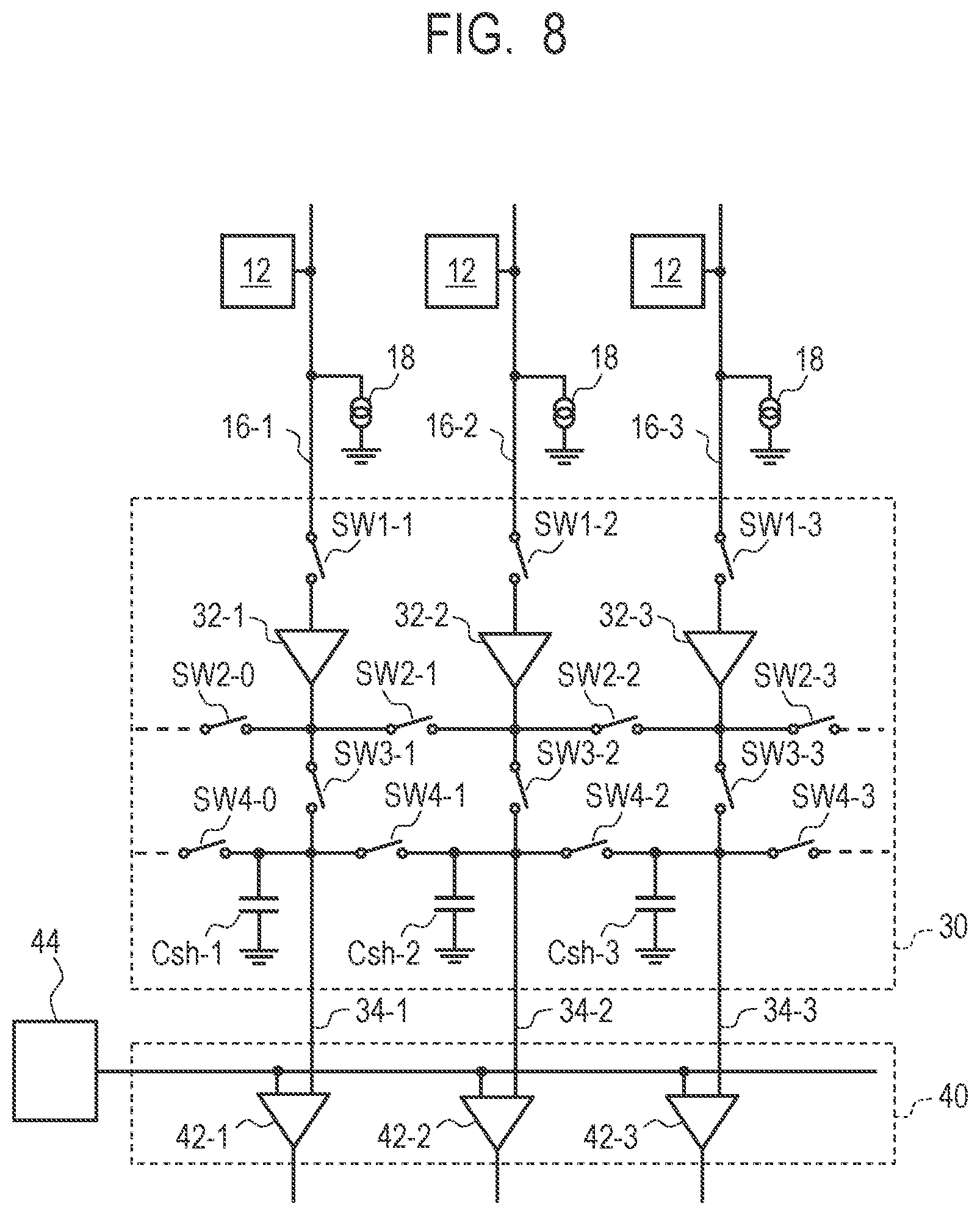 Patent US12322000 Figure 8 – Photoelectric conversion device and imaging system