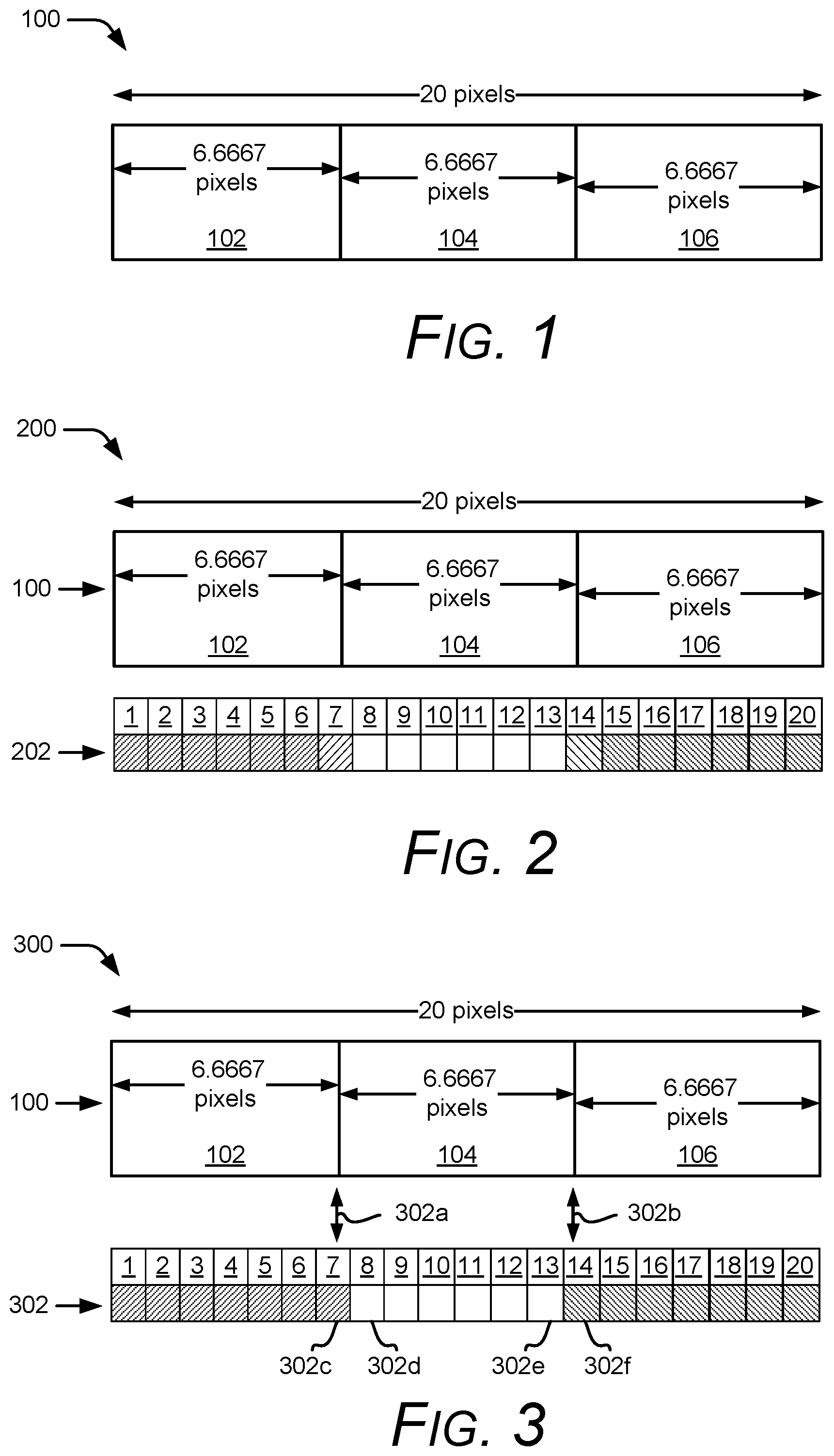 Patent US12322008 Figure 1 – Pixel-aligned drawing with floating-point layout
