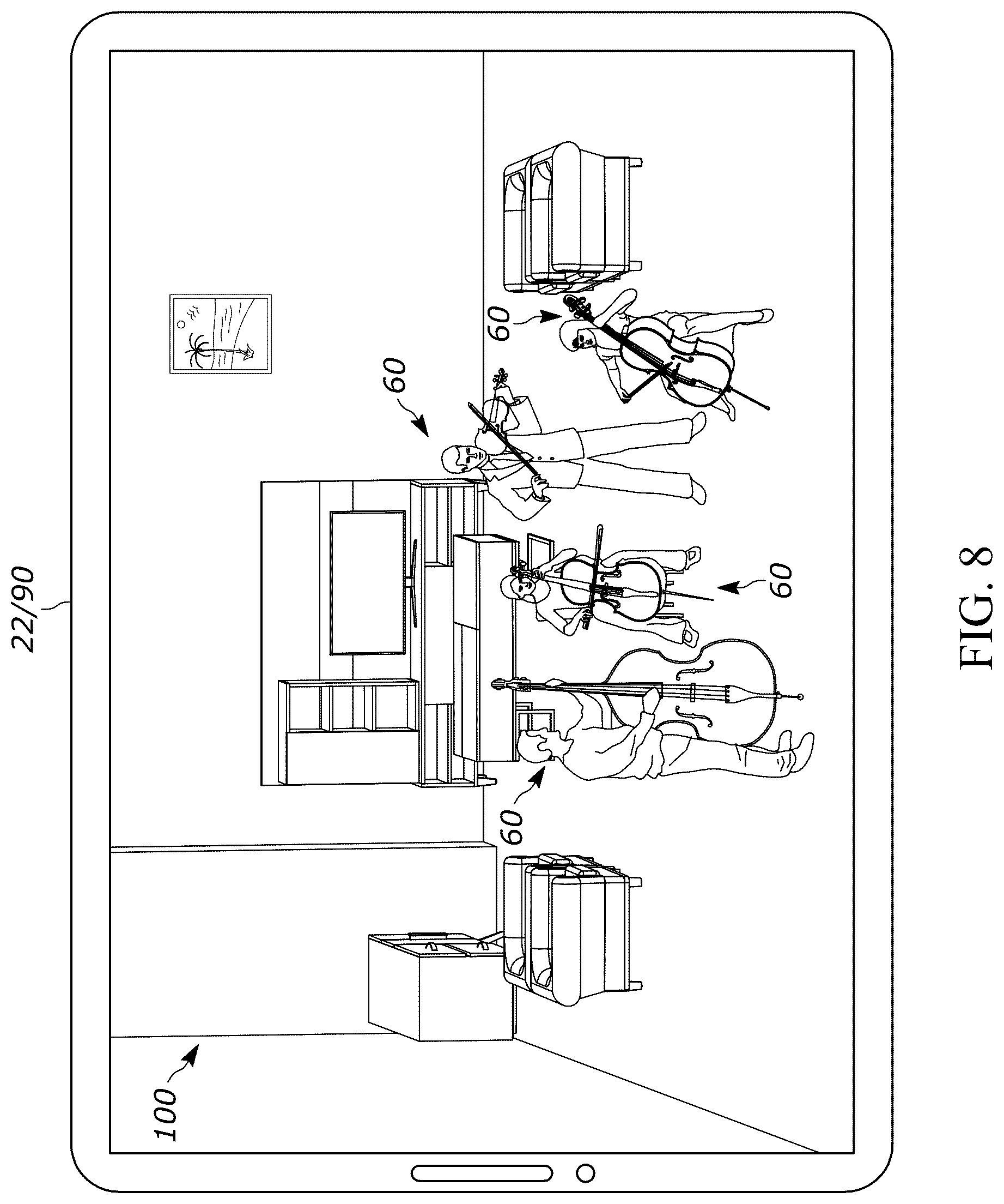 Patent US12322014 Figure 8 – Interactive virtual reality broadcast systems and methods