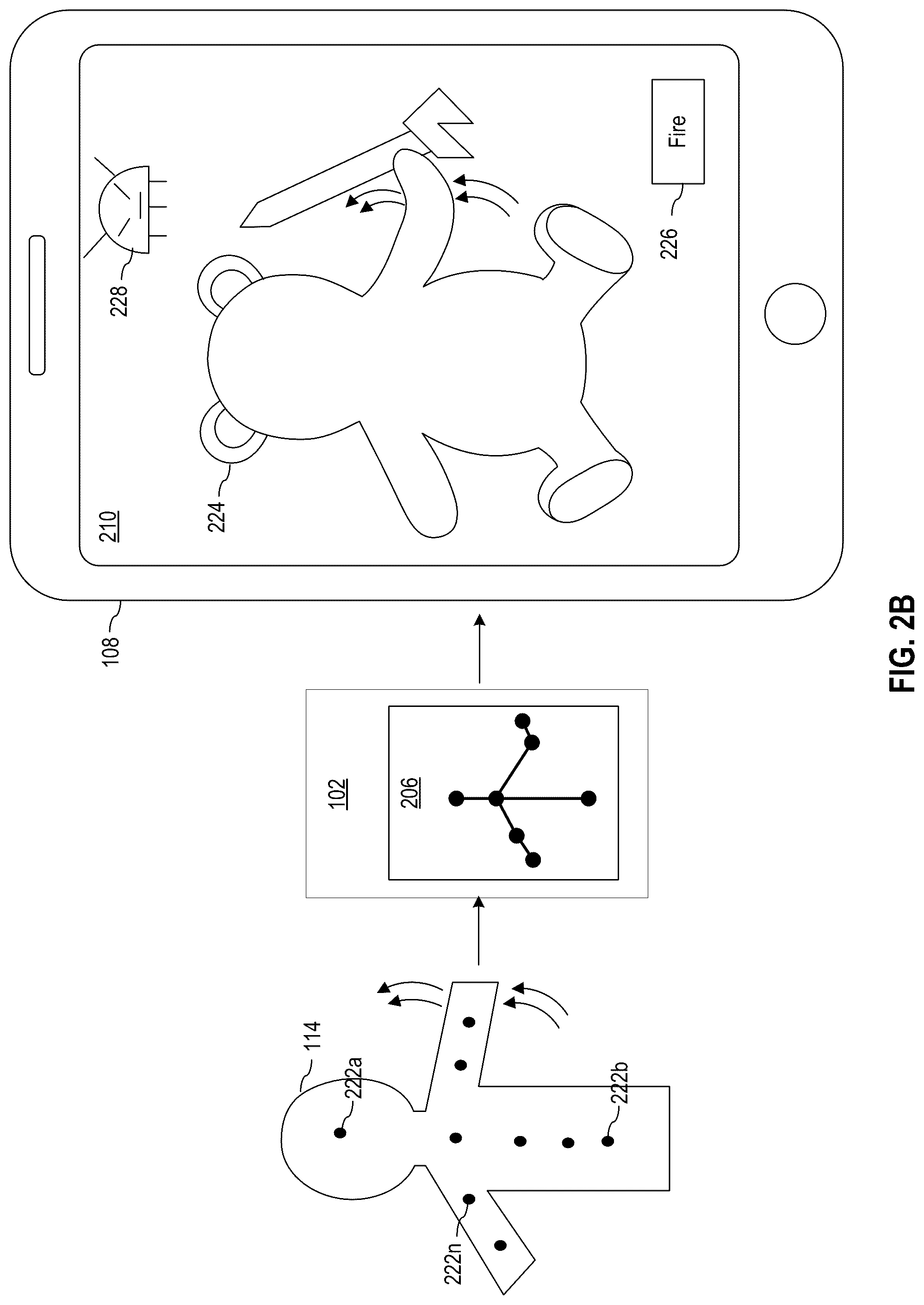 Patent US12322022 Figure 3 – Live venue performance sensor capture and visualization over game network
