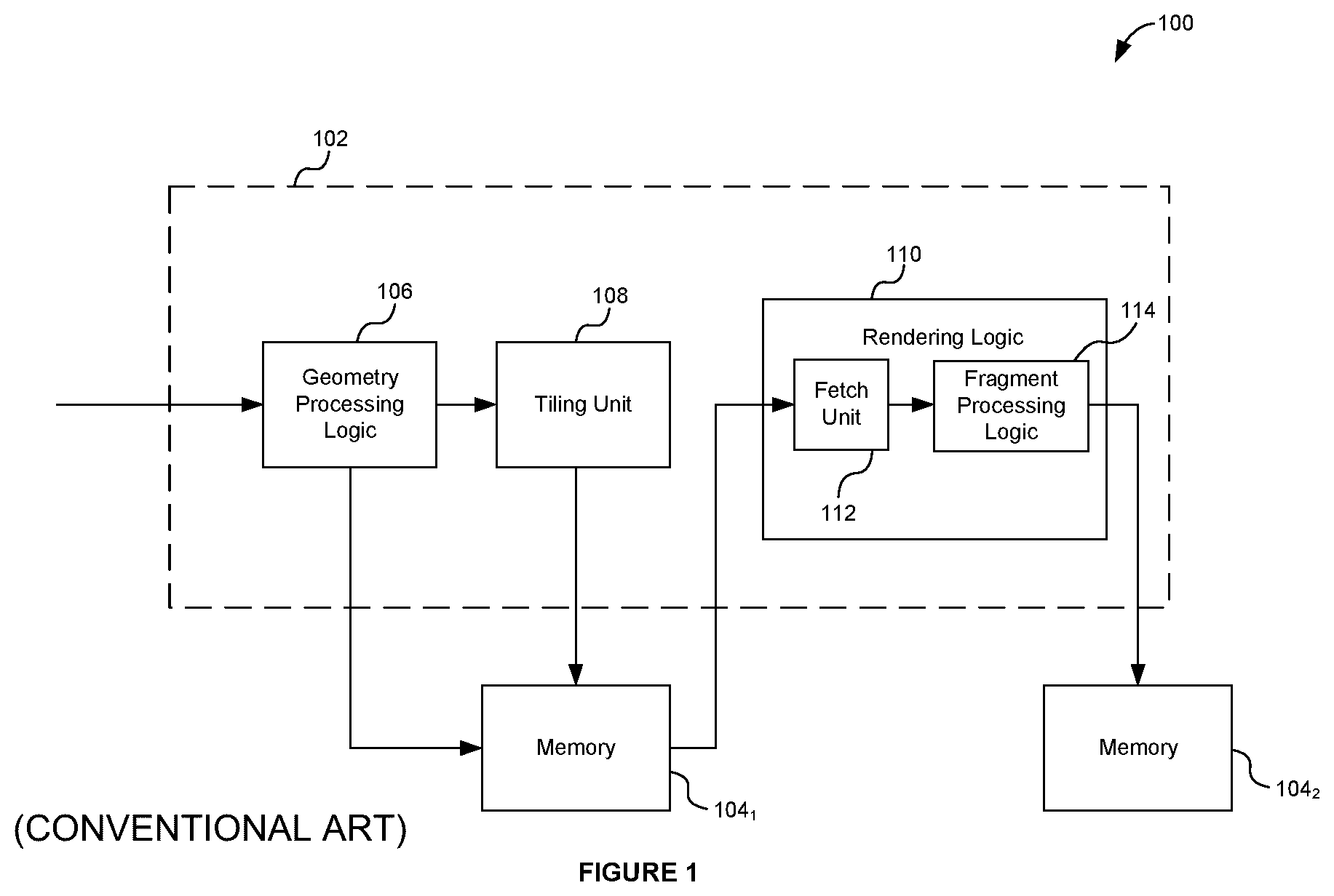 Patent US12322025 Figure 1 – Reducing redundant rendering in a graphics system