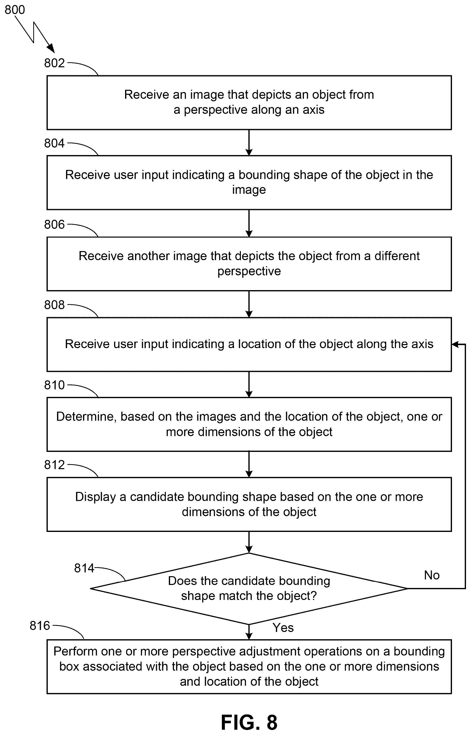Patent US12322035 Figure 15 – Three-dimensional perspective correction