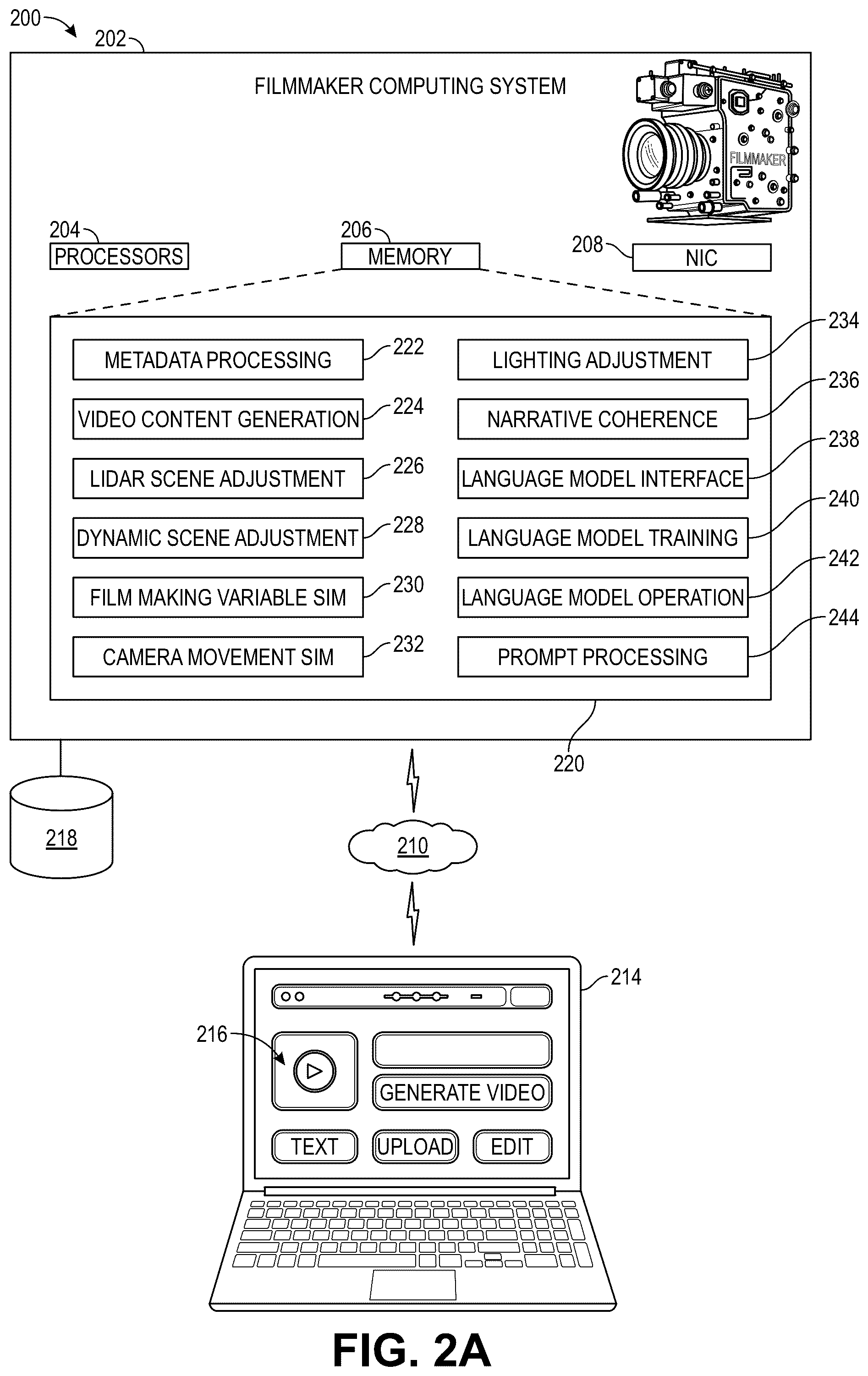 Patent US12322036 Figure 7 – Lidar data utilization for AI model training in filmmaking