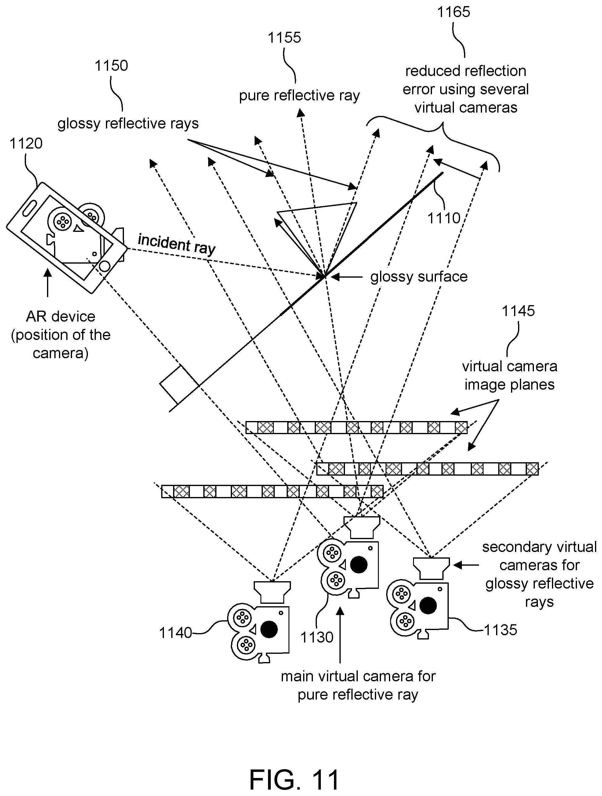 Patent US12322037 Figure 10 – System and method for real-time ray tracing in a 3D environment