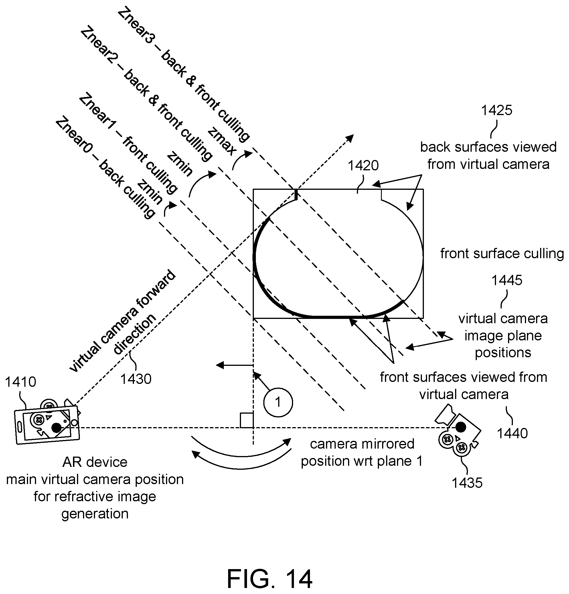 Patent US12322037 Figure 13 – System and method for real-time ray tracing in a 3D environment