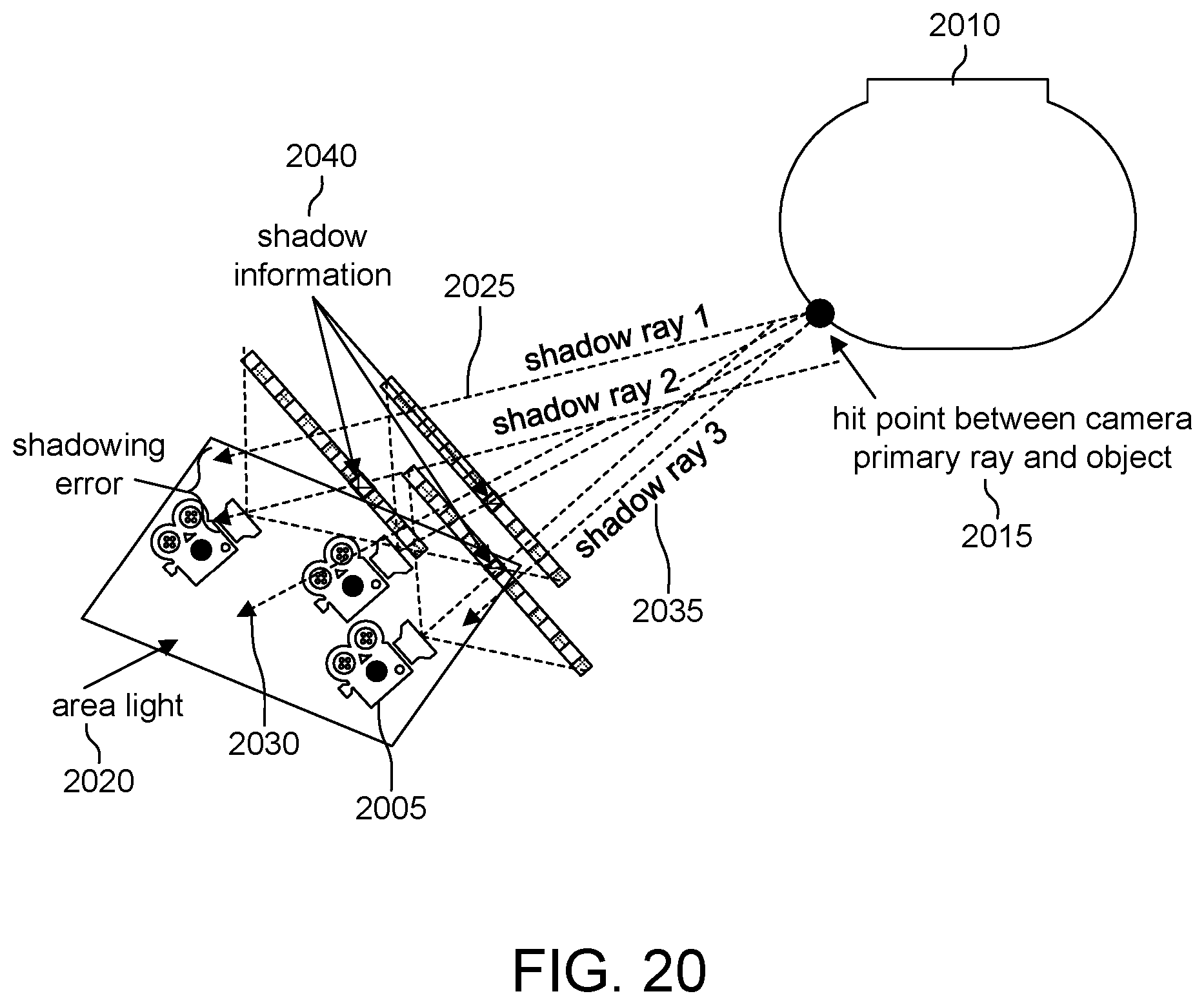 Patent US12322037 Figure 19 – System and method for real-time ray tracing in a 3D environment