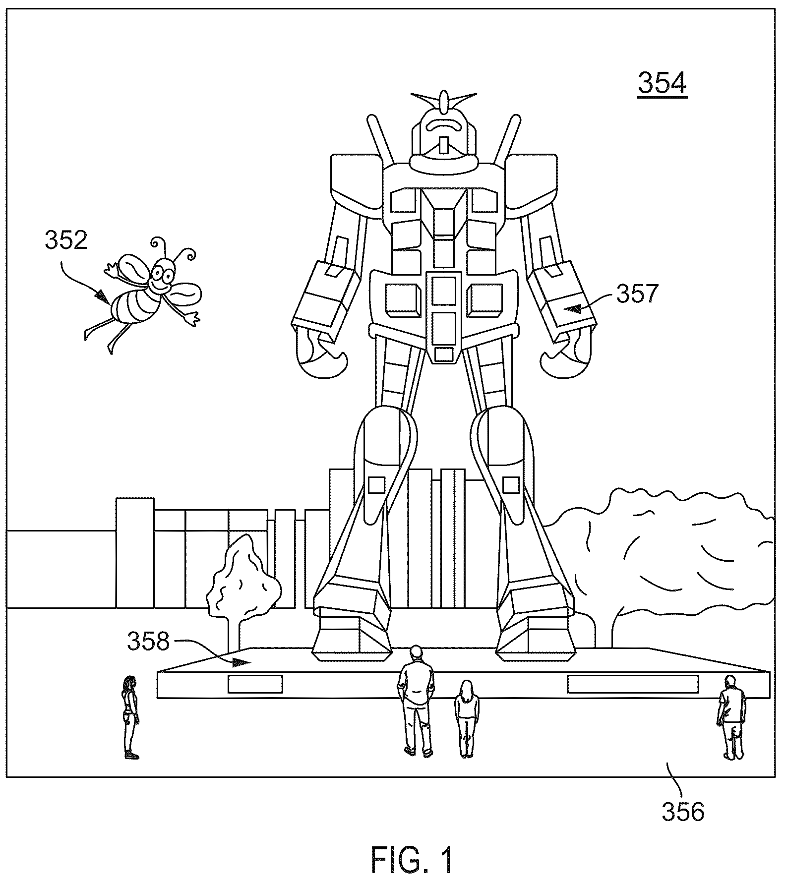 Patent US12322041 Figure 1 – Cross reality system with WiFi/GPS based map merge