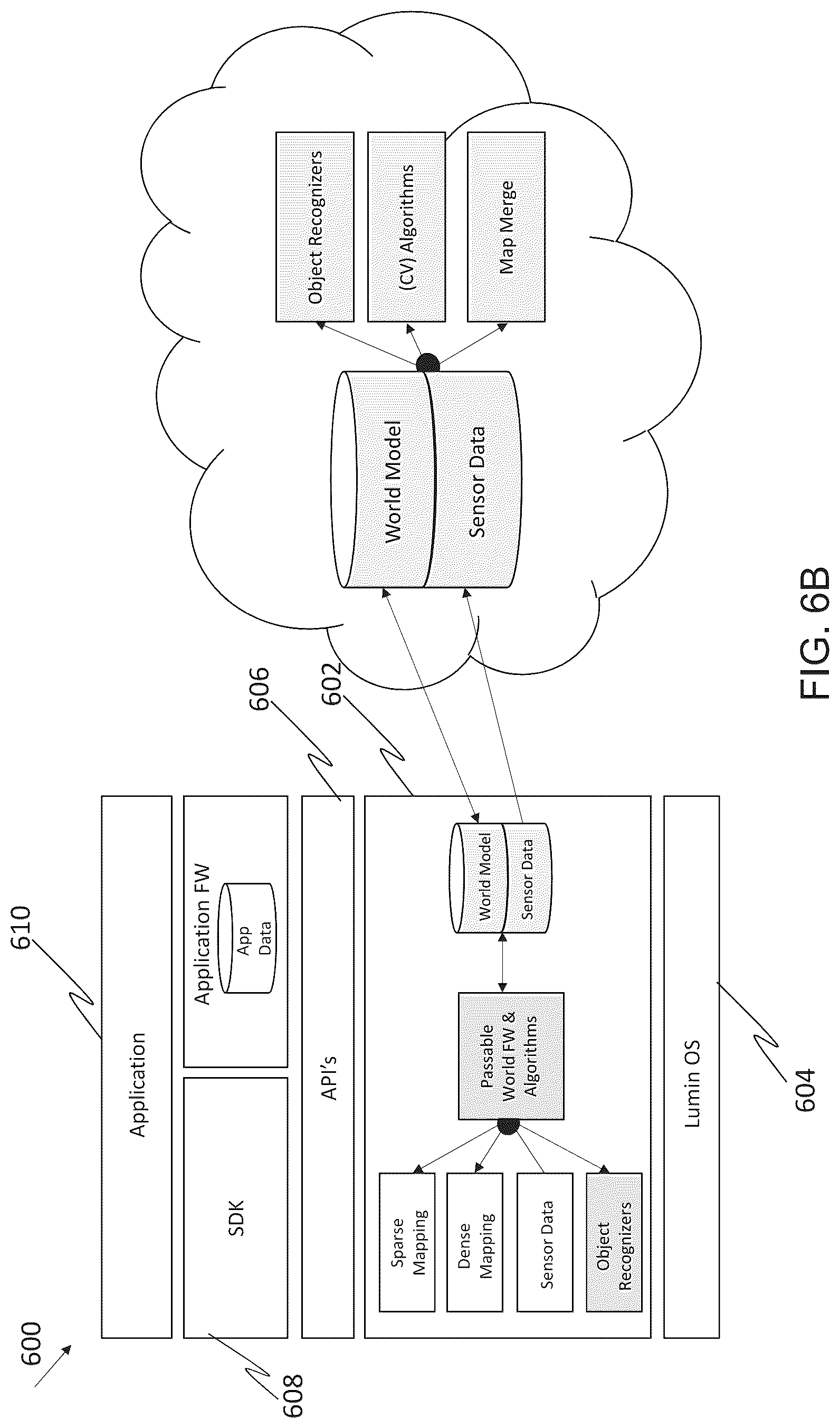 Patent US12322041 Figure 7 – Cross reality system with WiFi/GPS based map merge