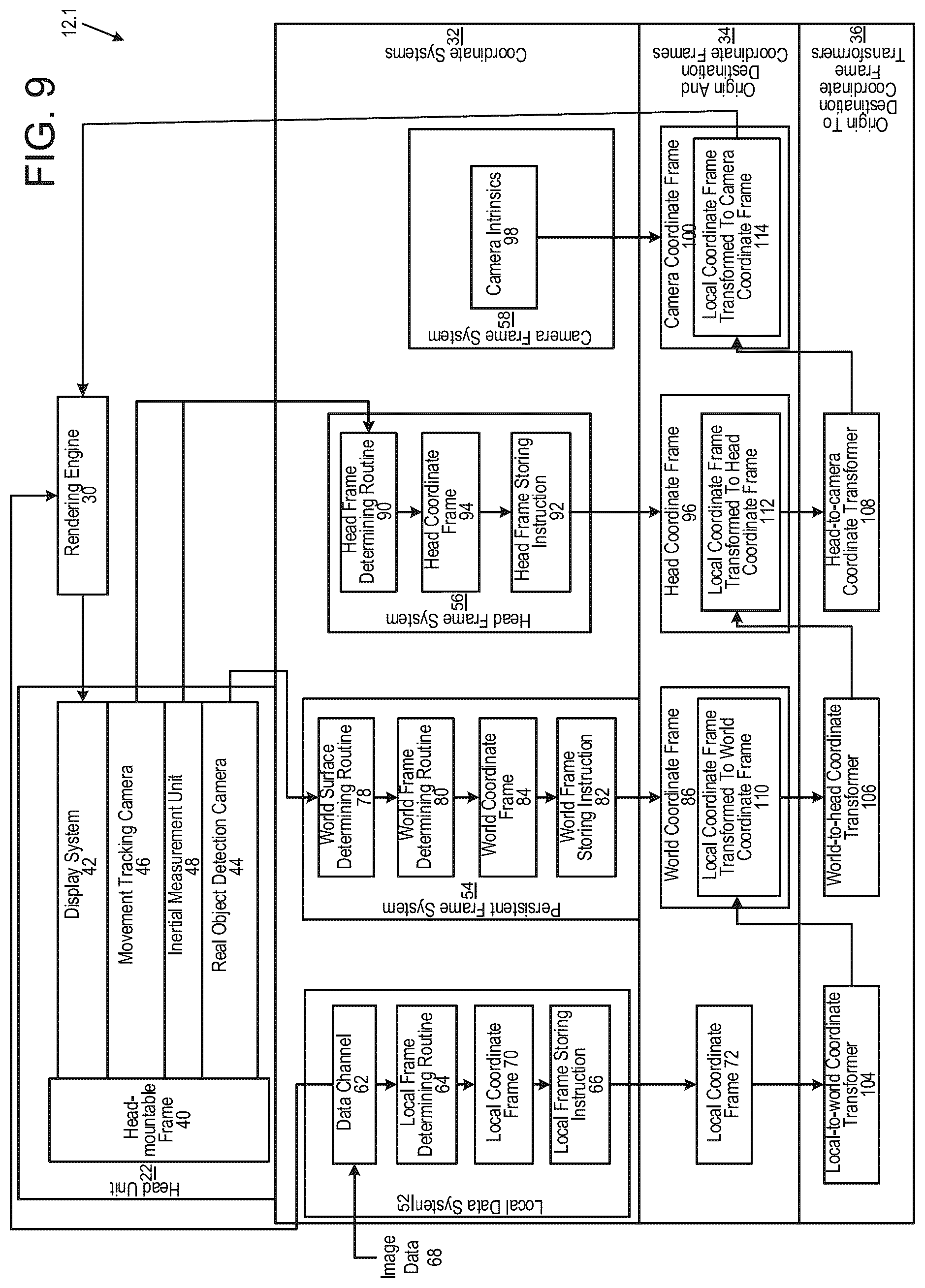 Patent US12322041 Figure 10 – Cross reality system with WiFi/GPS based map merge