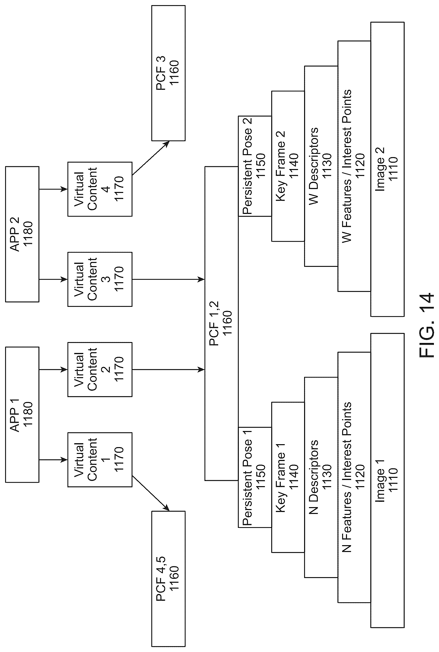 Patent US12322041 Figure 15 – Cross reality system with WiFi/GPS based map merge