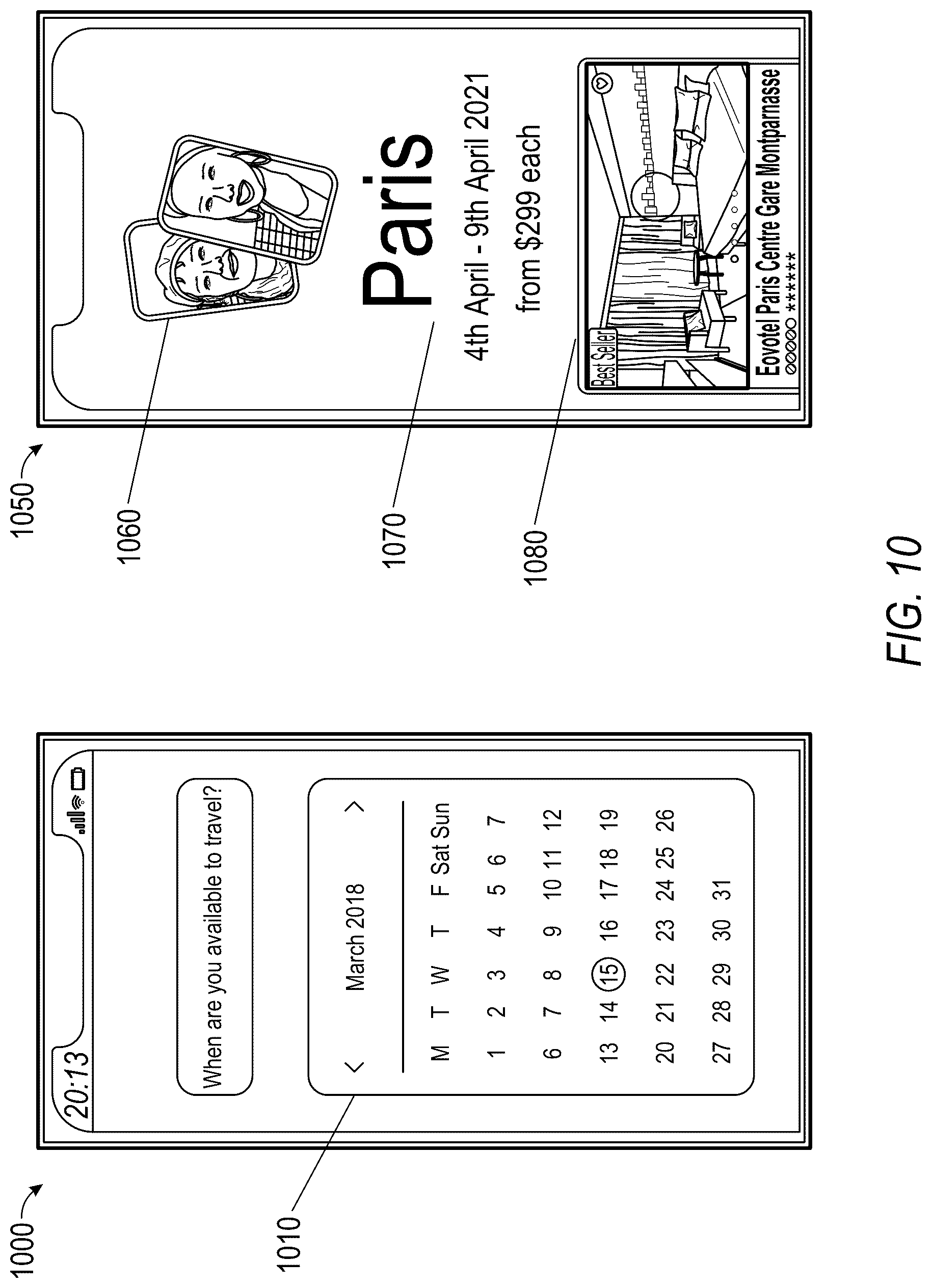 Patent US12322046 Figure 10 – Augmented reality content generators for spatially browsing travel destinations