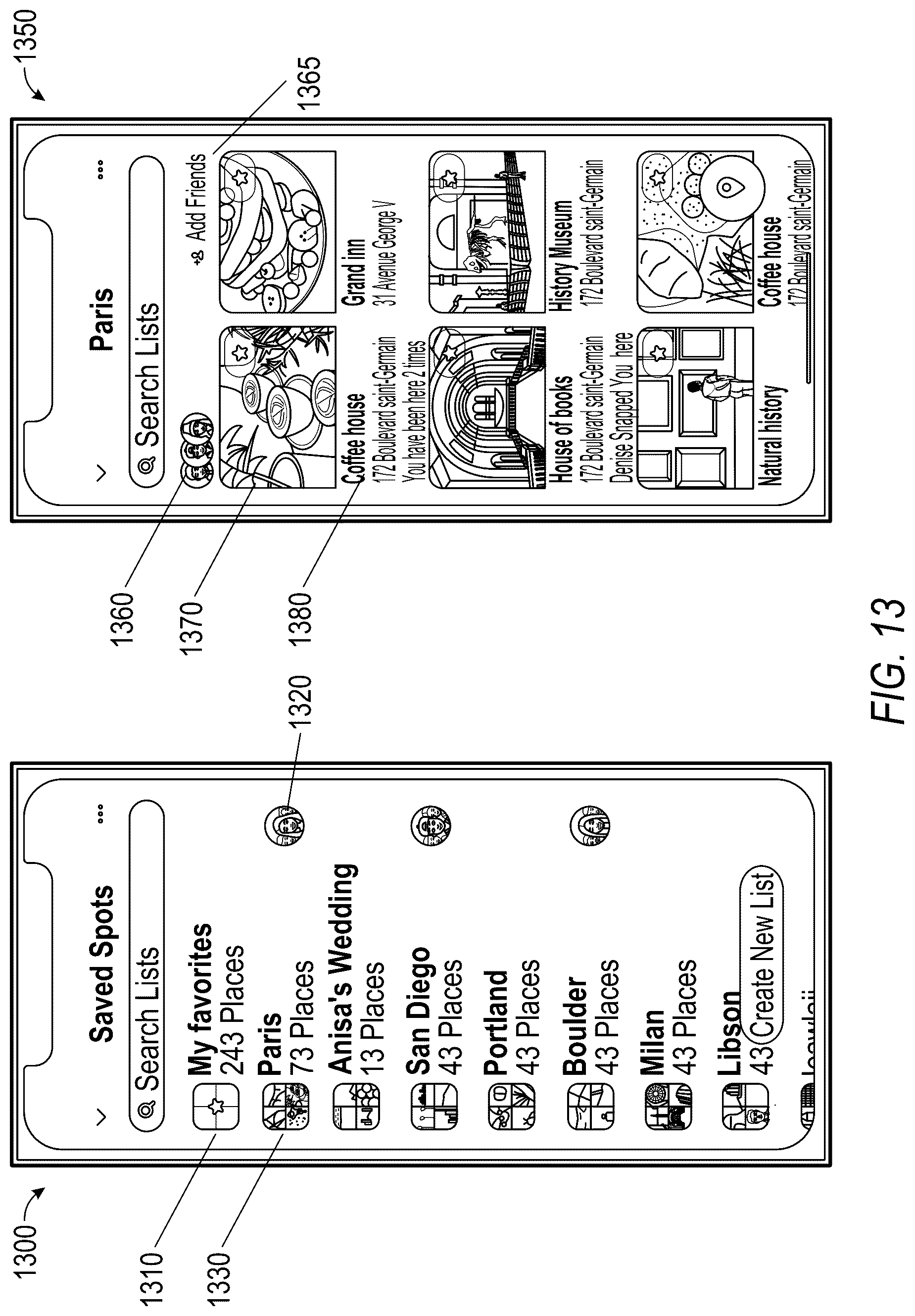 Patent US12322046 Figure 13 – Augmented reality content generators for spatially browsing travel destinations
