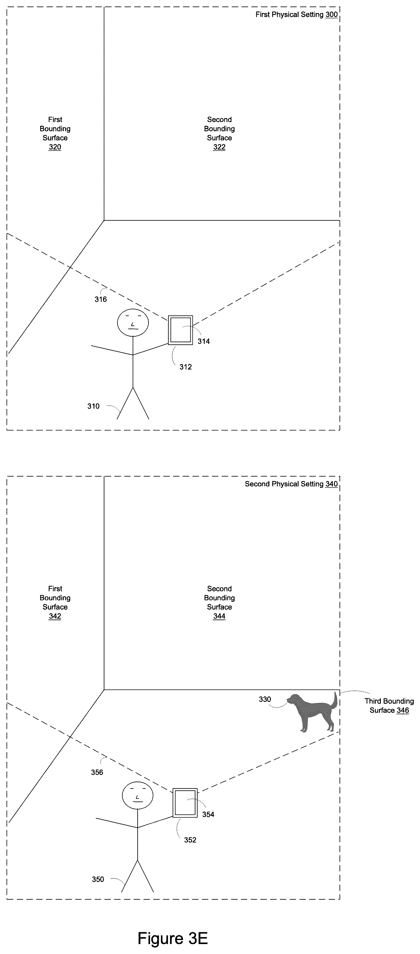 Patent US12322048 Figure 7 – Connecting spatially distinct settings
