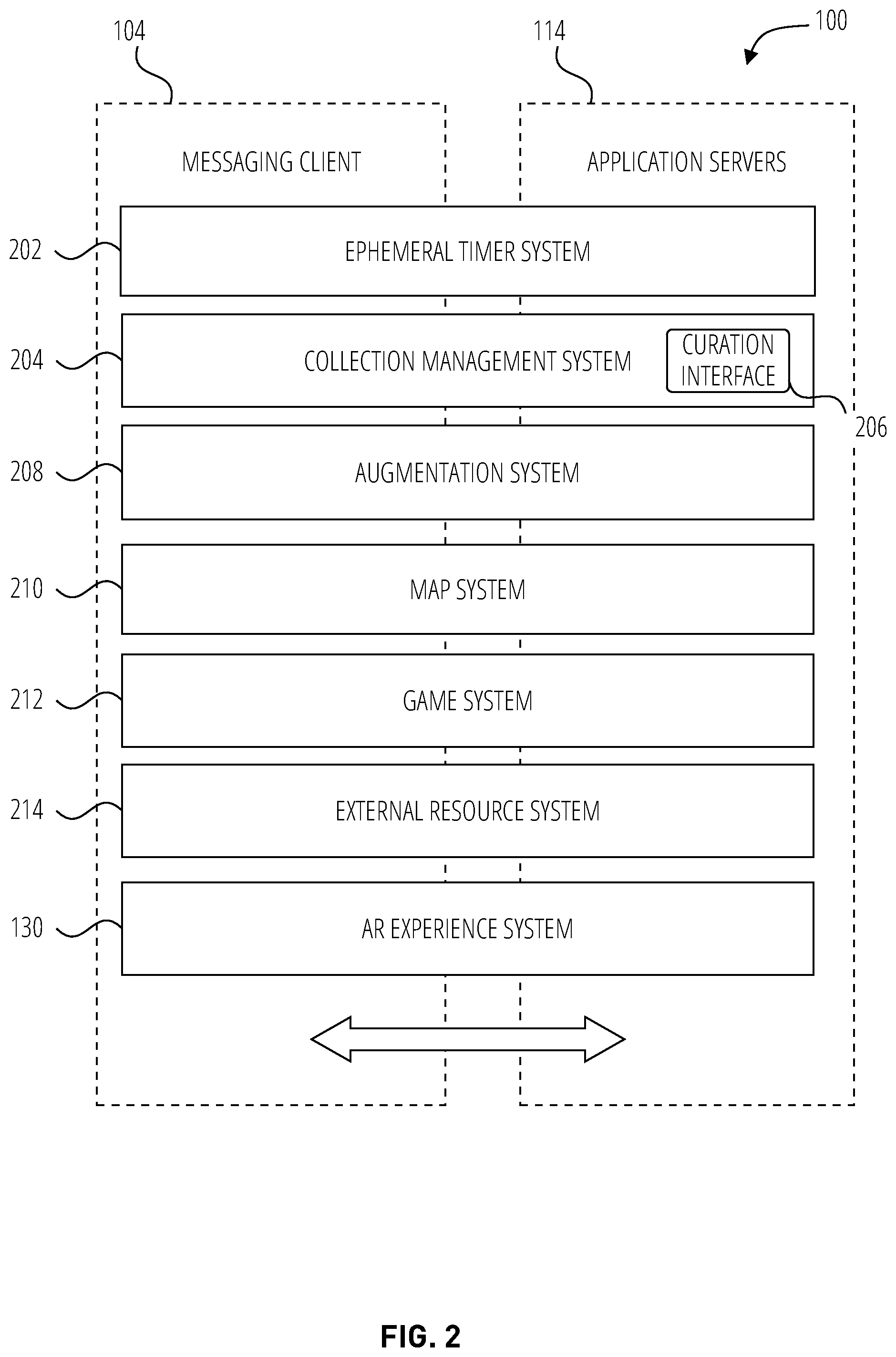 Patent US12322056 Figure 2 – Dynamic augmented reality experience