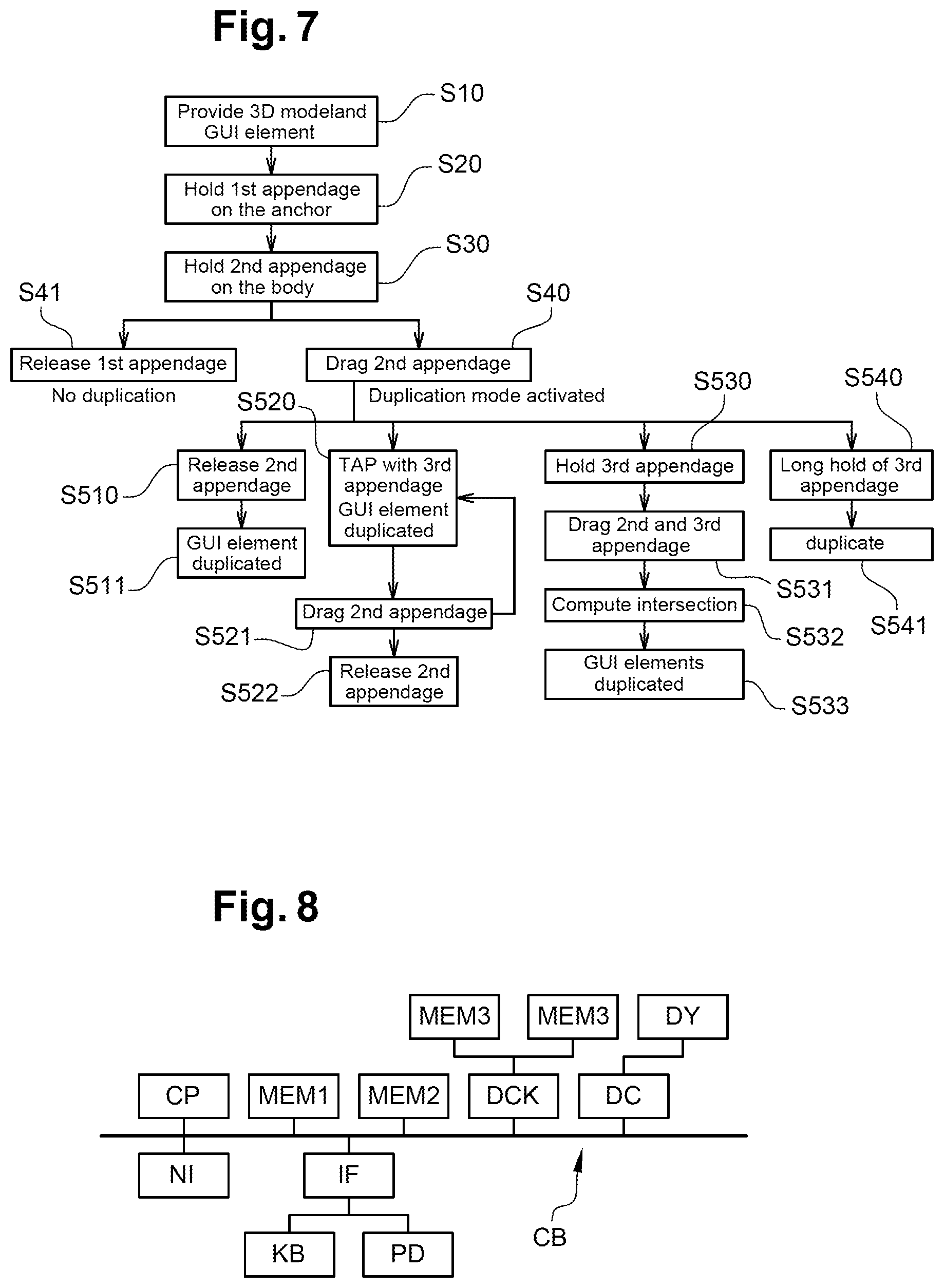 Patent US12322060 Figure 14 – Method for duplicating a graphical user interface (GUI) element in a 3D scene