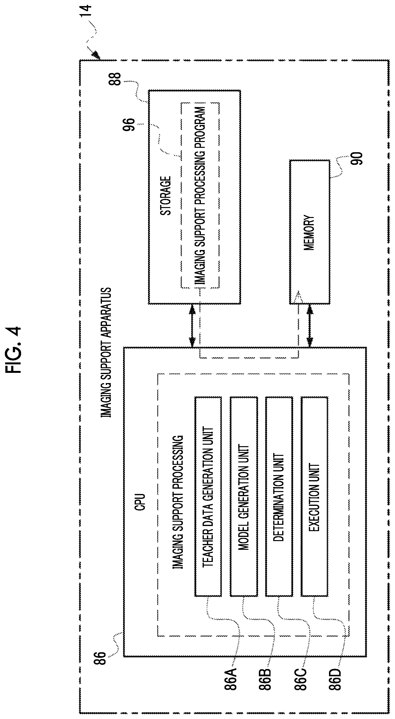 Patent US12322069 Figure 4 – Imaging support apparatus, imaging apparatus, imaging support method, and program