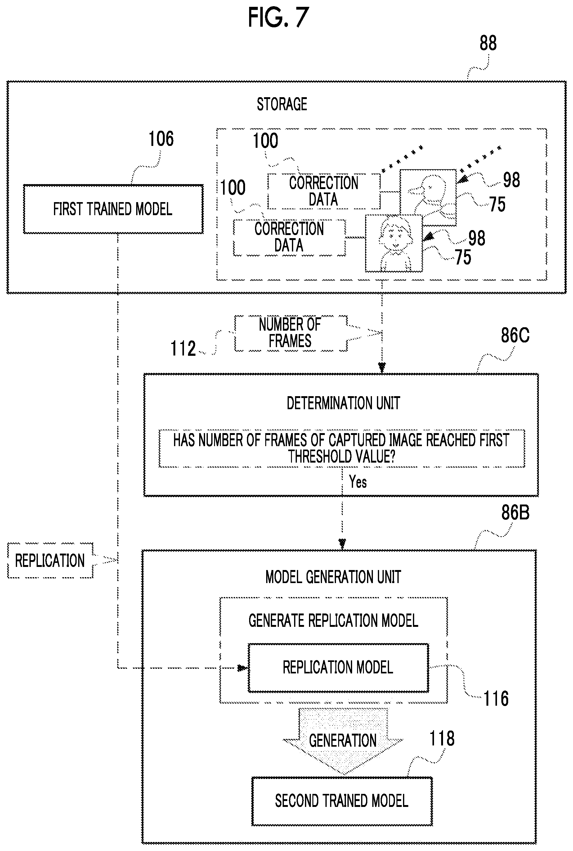 Patent US12322069 Figure 7 – Imaging support apparatus, imaging apparatus, imaging support method, and program