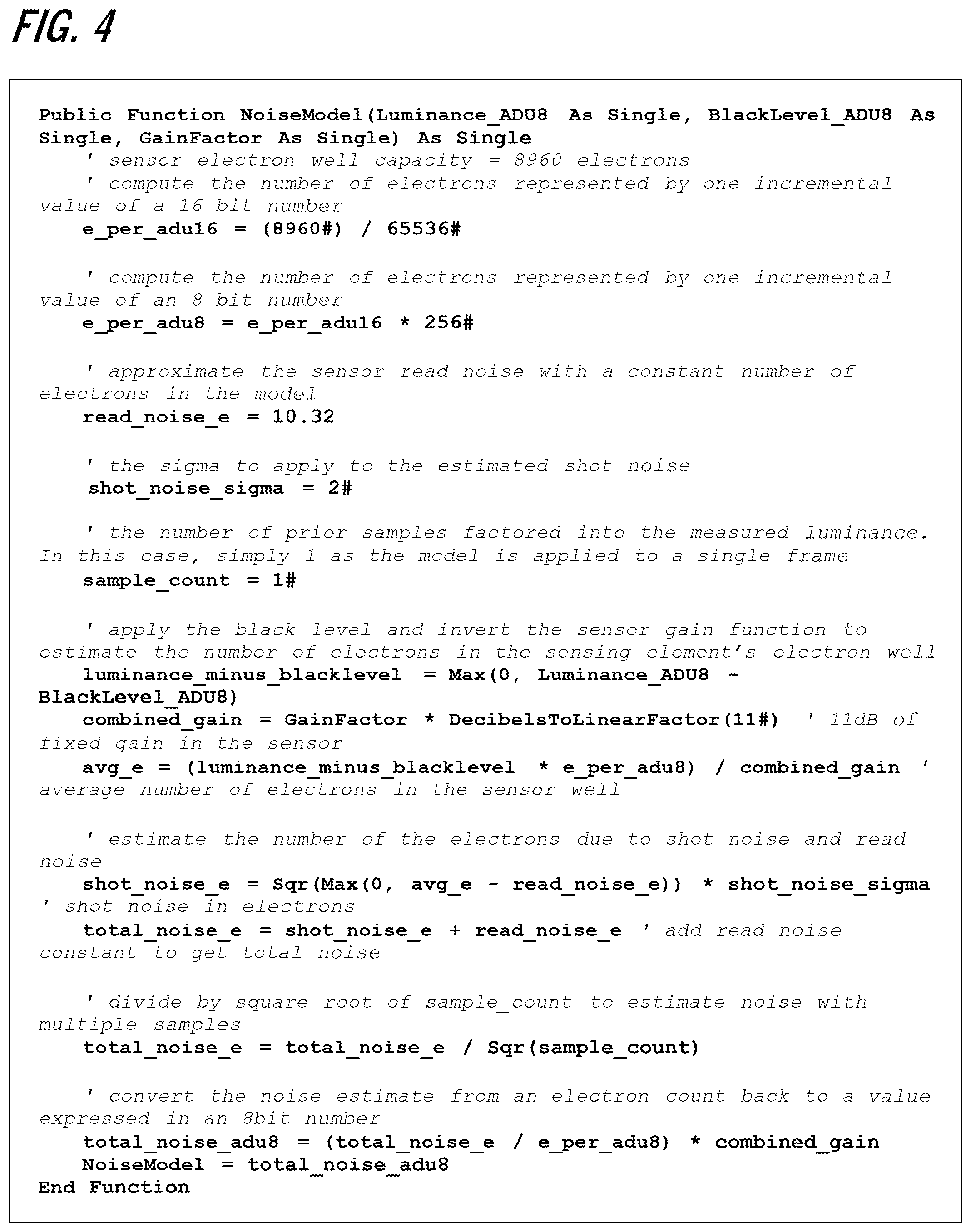 Patent US12322071 Figure 4 – Temporal de-noising